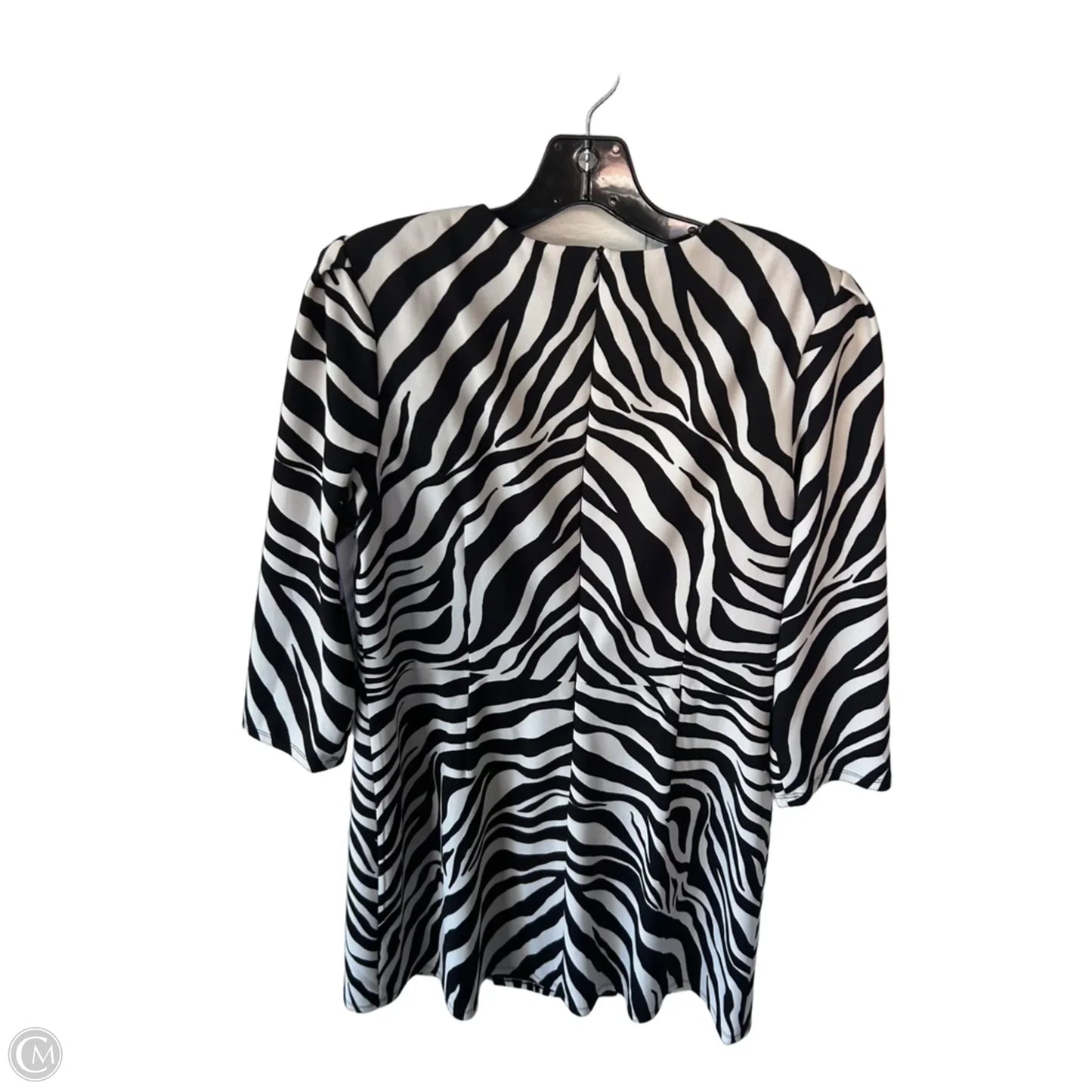 Dress Work By Donna Morgan In Black & White, Size: L