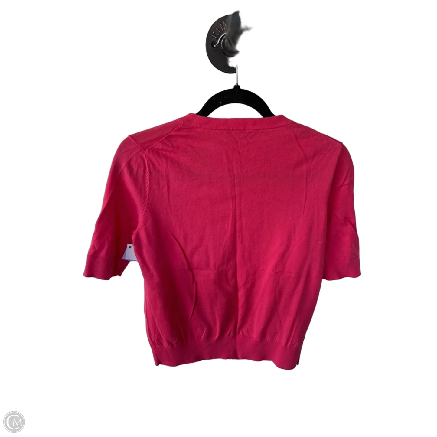 Sweater Short Sleeve By Loft In Pink, Size: S