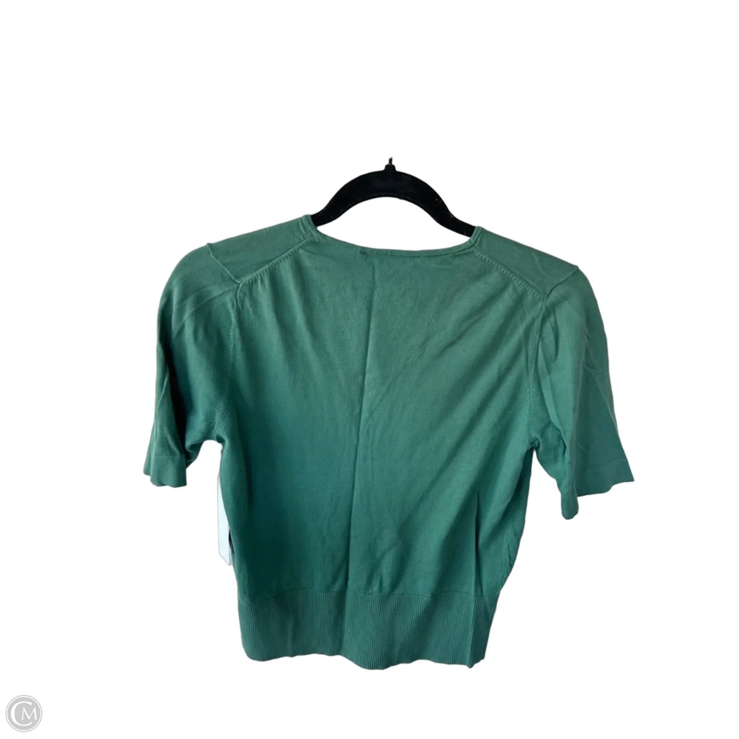 Sweater Short Sleeve By Loft In Green, Size: S