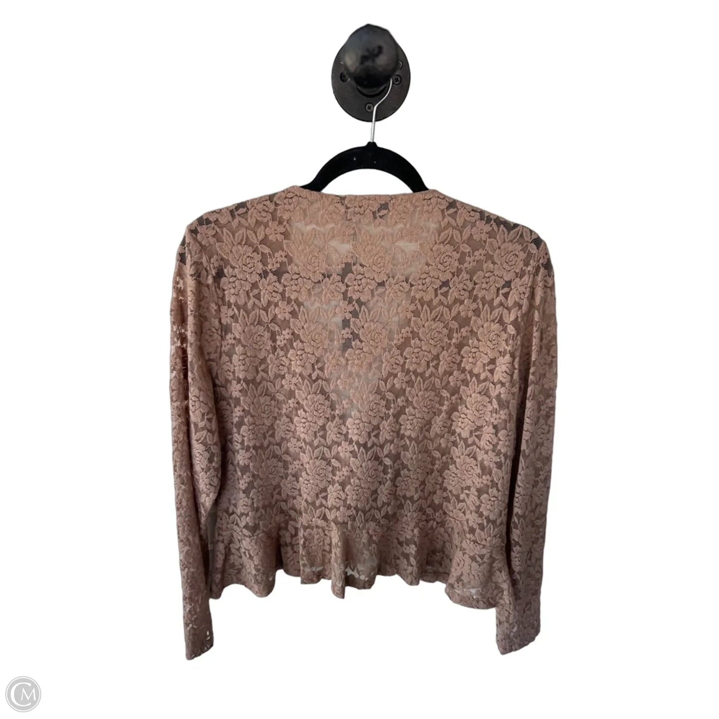 Cardigan By Allegra K In Tan, Size: Xl