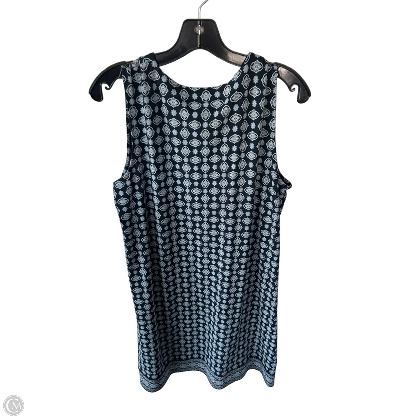 Dress Casual Short By J. Jill In Blue & White, Size: L