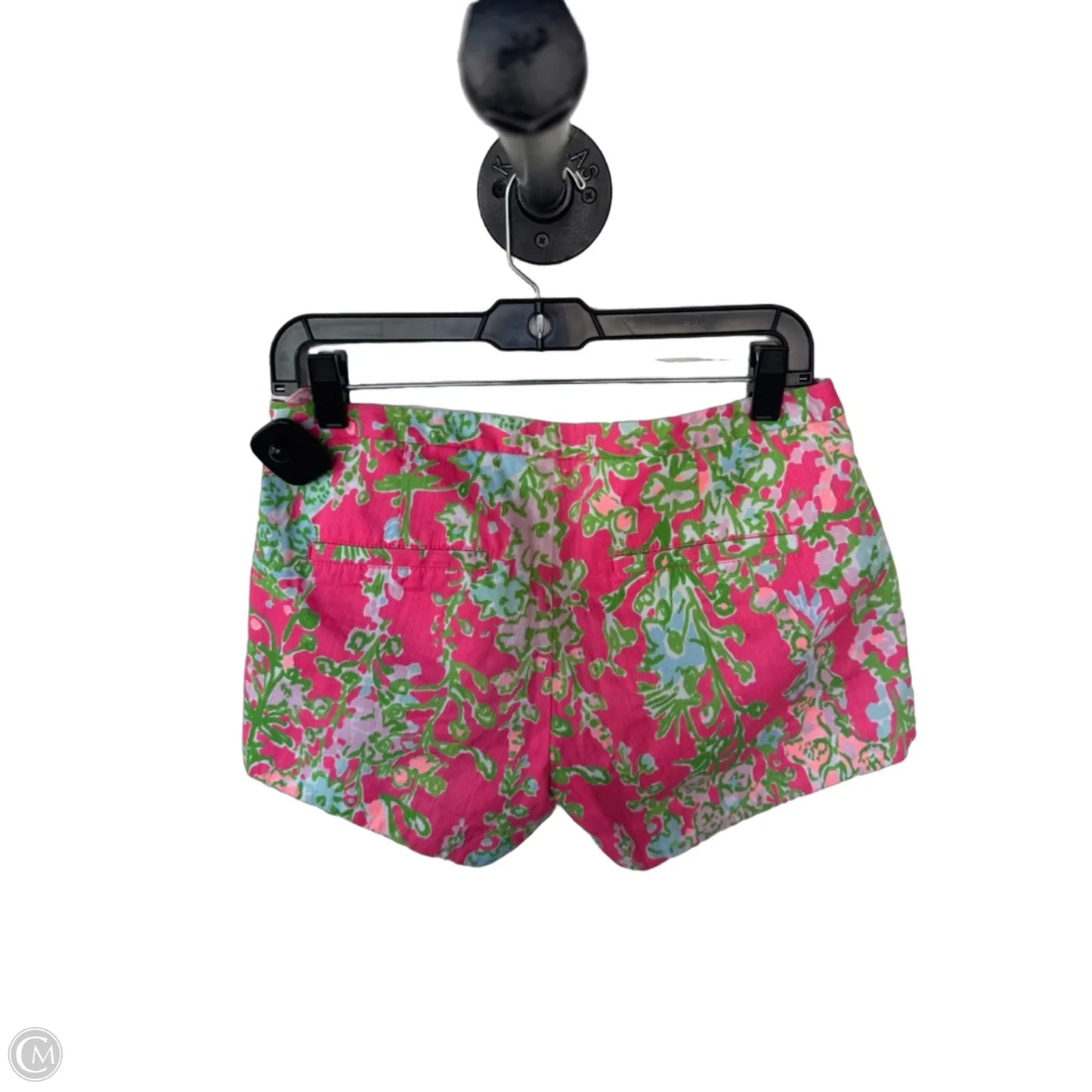 Shorts Designer By Lilly Pulitzer In Green & Pink, Size: 4