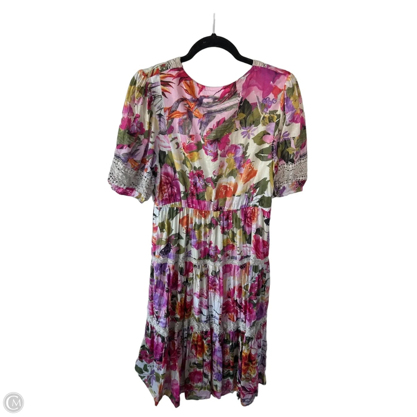 Dress Casual Maxi By Clothes Mentor In Purple & Tan, Size: L