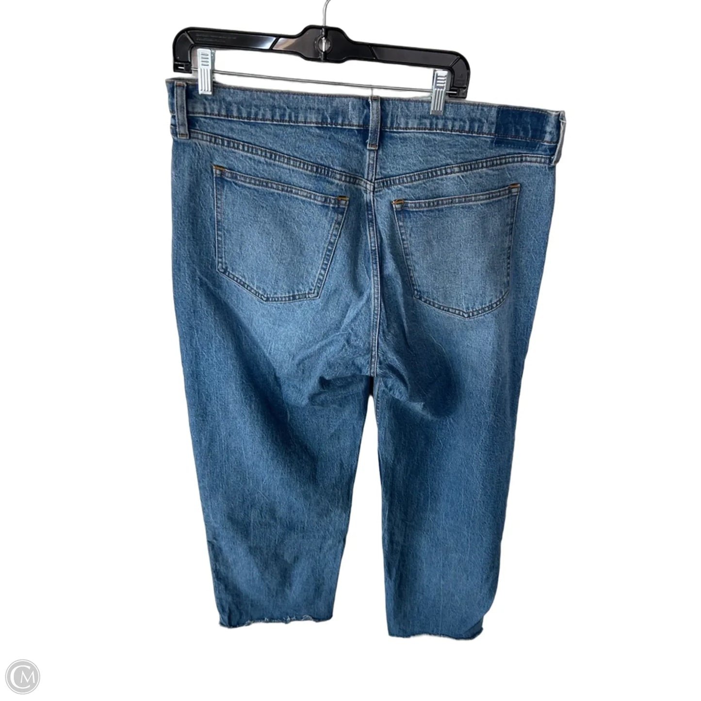 Jeans Straight By Abercrombie And Fitch In Blue Denim, Size: 16