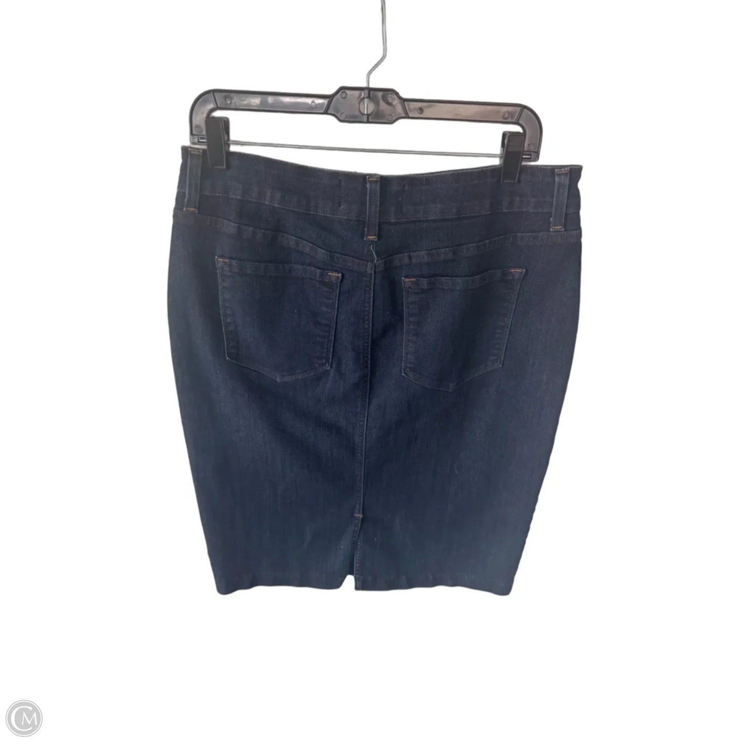 Skirt Midi By Not Your Daughters Jeans In Blue Denim, Size: 10