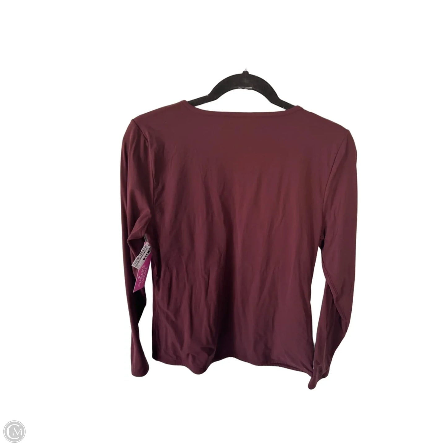 Top Long Sleeve By White House Black Market In Red, Size: L