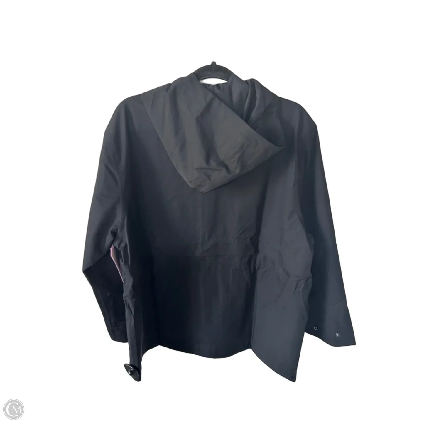 Coat Raincoat By Athleta In Black, Size: L