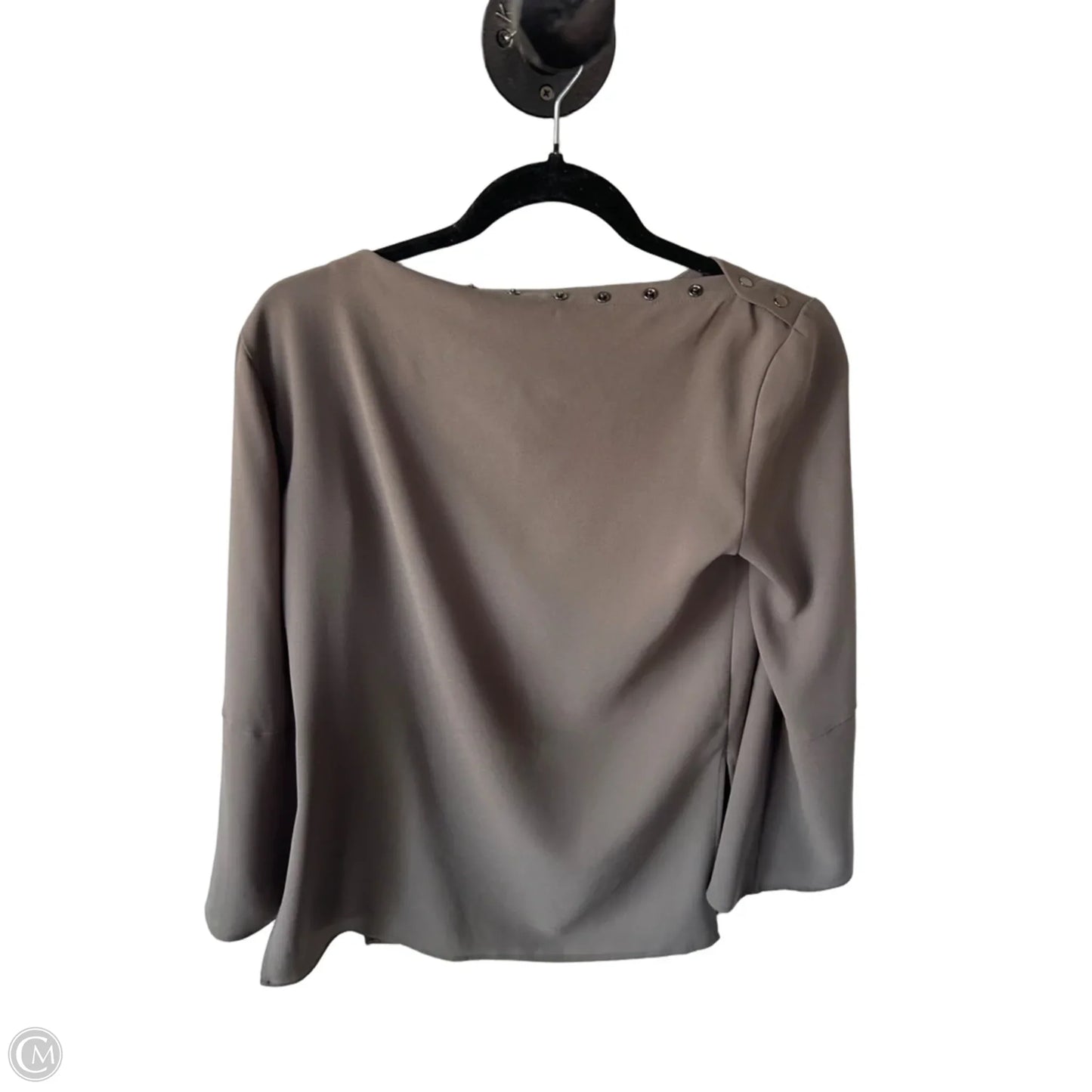 Top Long Sleeve By Bcbgmaxazria In Brown, Size: Xs