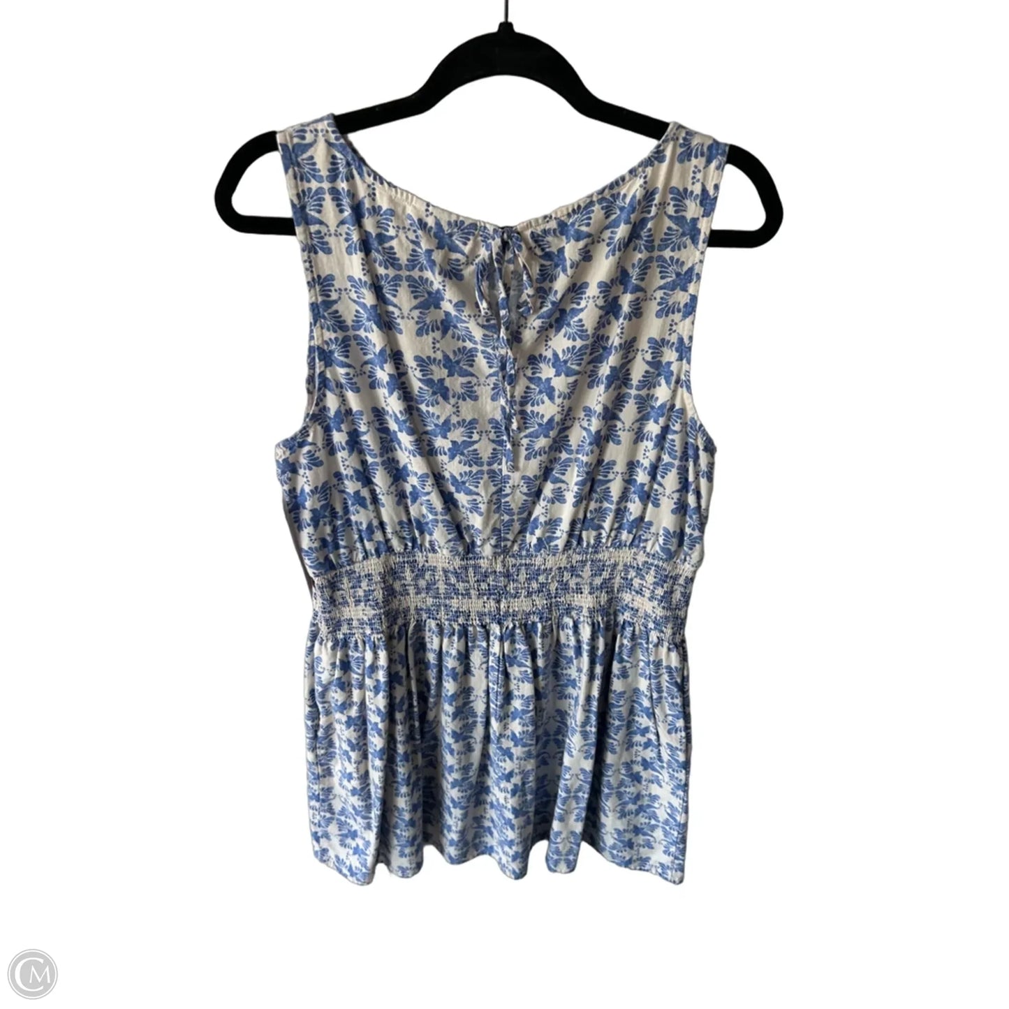 Dress Casual Short By Universal Thread In Blue & Cream, Size: Xl