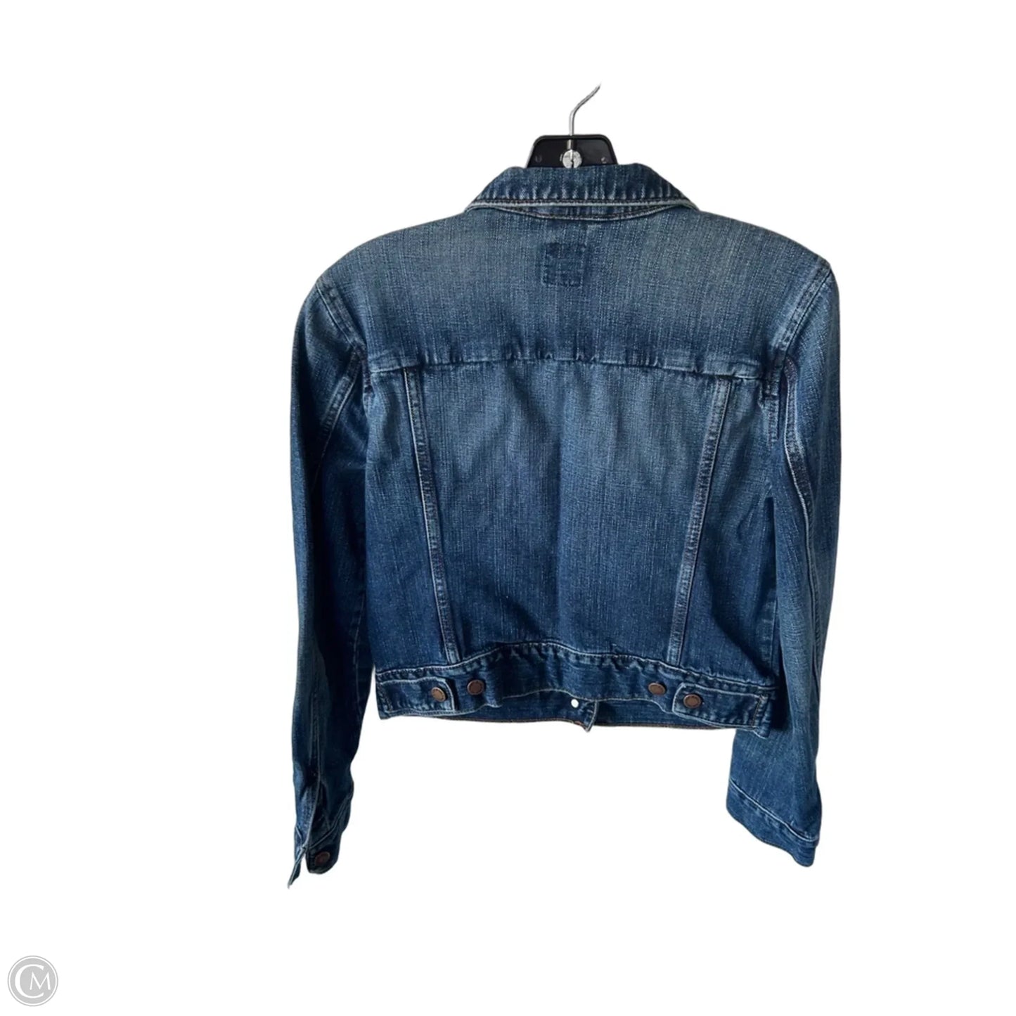 Jacket Denim By Gap In Blue Denim, Size: M
