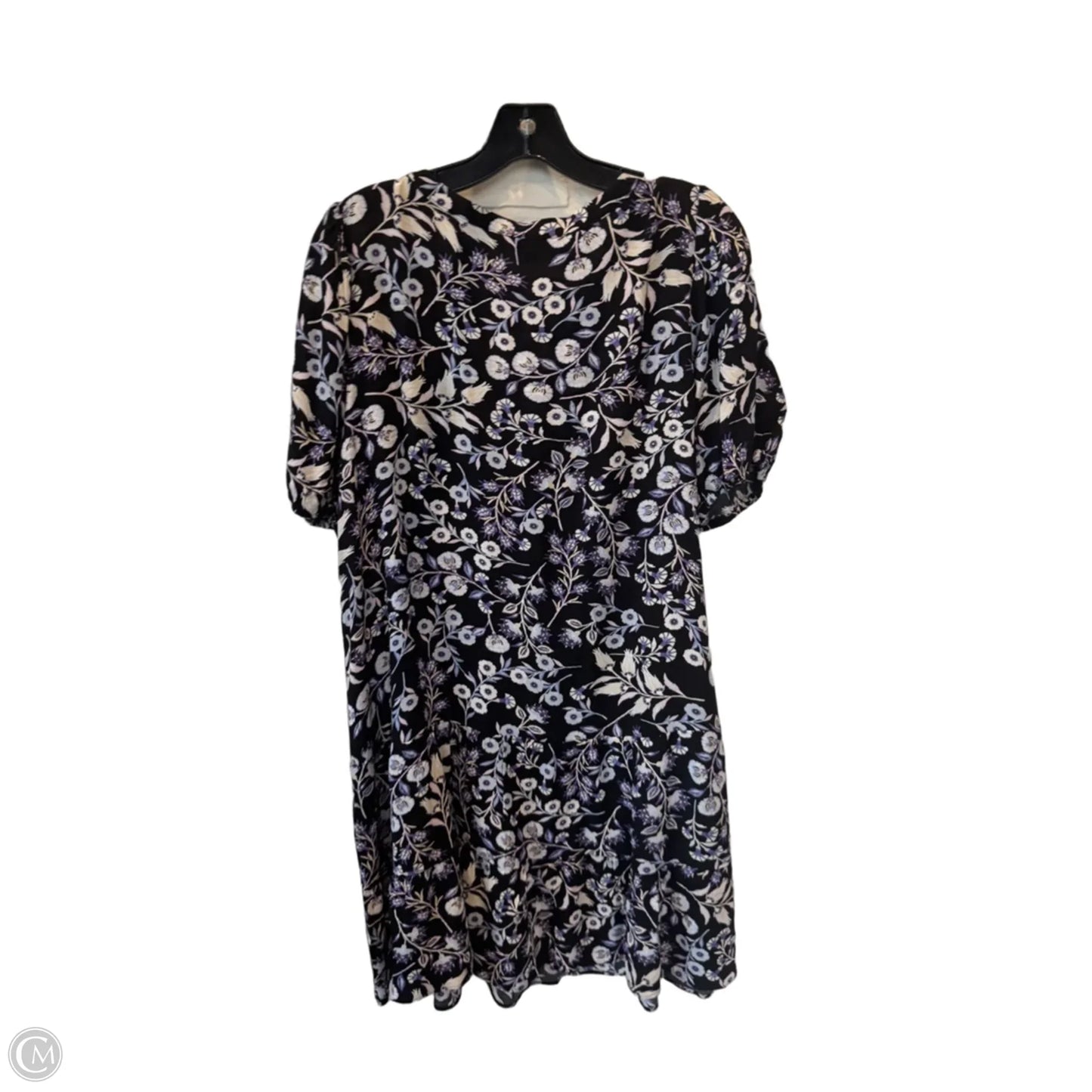 Dress Casual Short By Loft In Black & Purple, Size: M