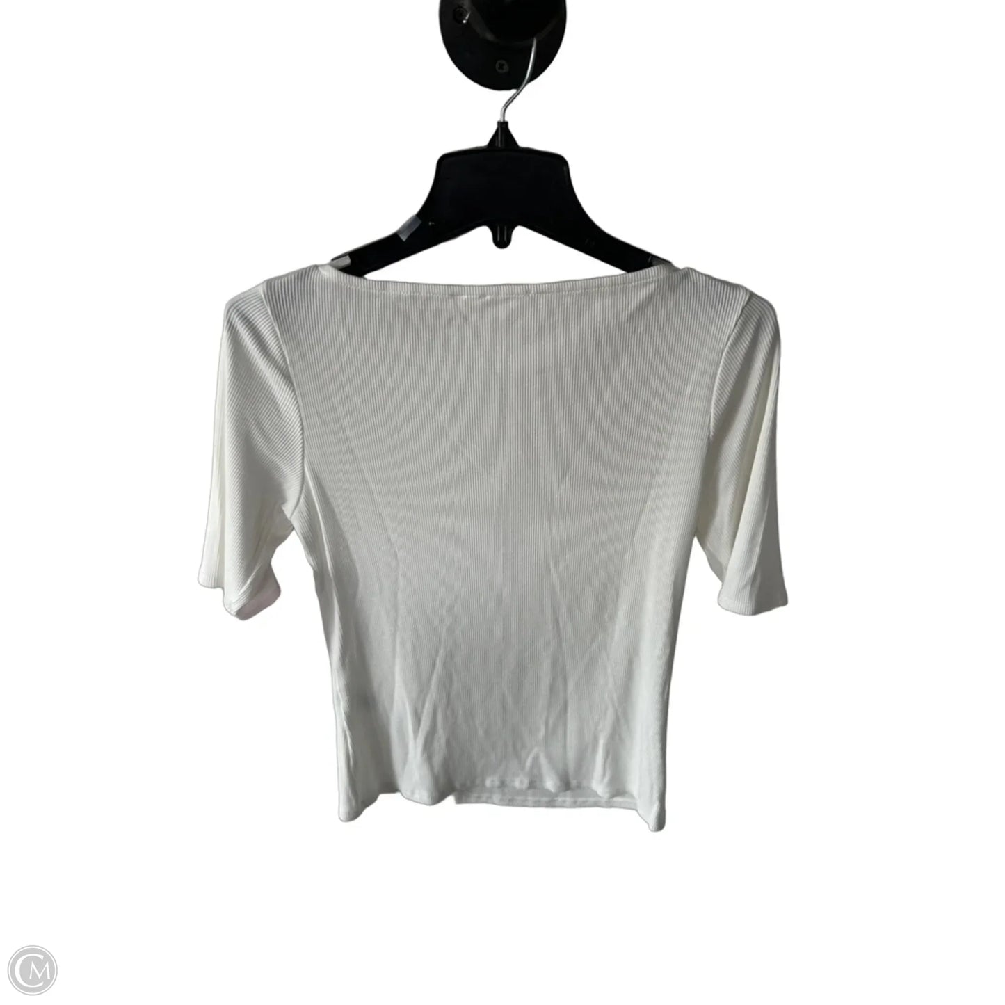 Top Short Sleeve Basic By Cyrus In White, Size: Xl