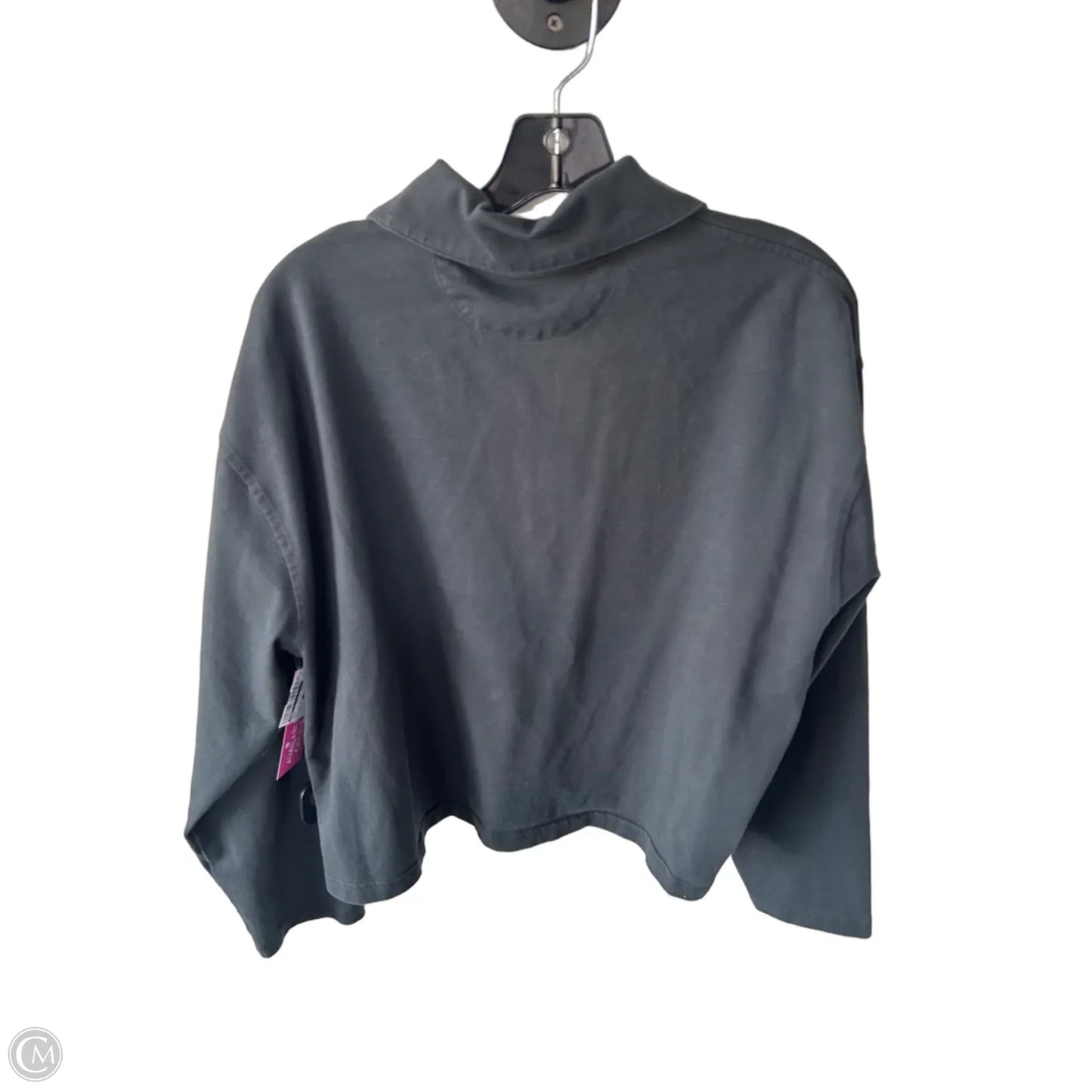 Athletic Top Long Sleeve Collar By Vuori In Grey, Size: Xl