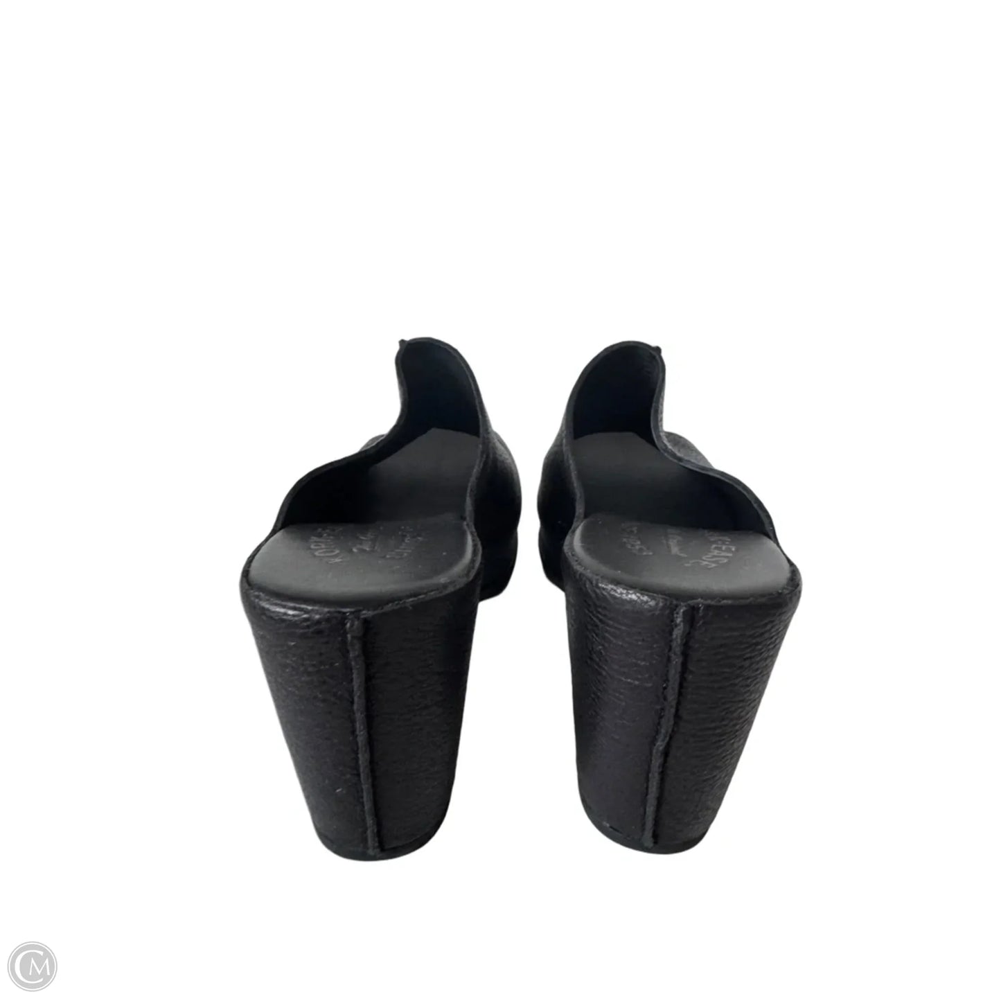 Sandals Heels Block By Kork Ease In Black, Size: 8