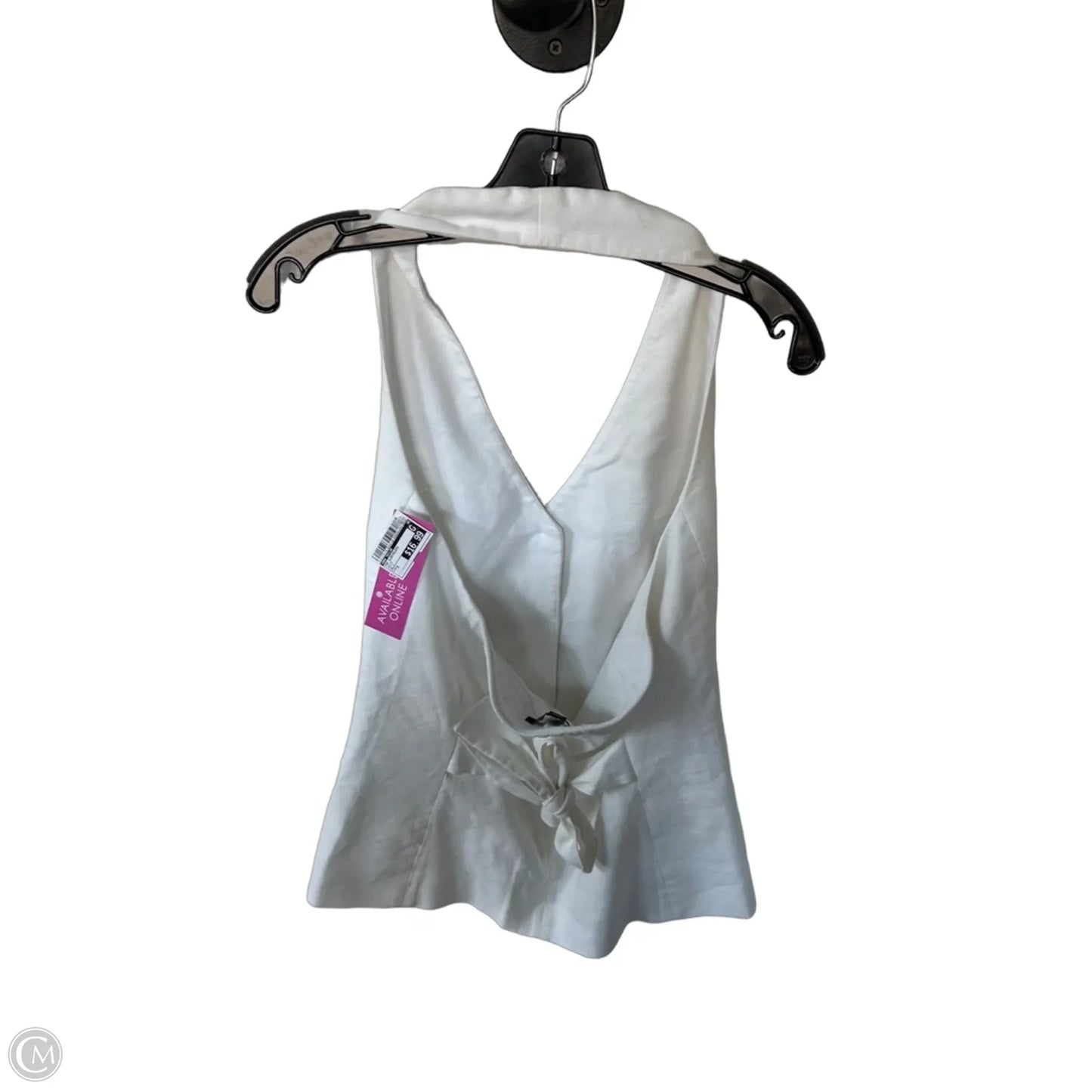Top Sleeveless By Ann Taylor In White, Size: S