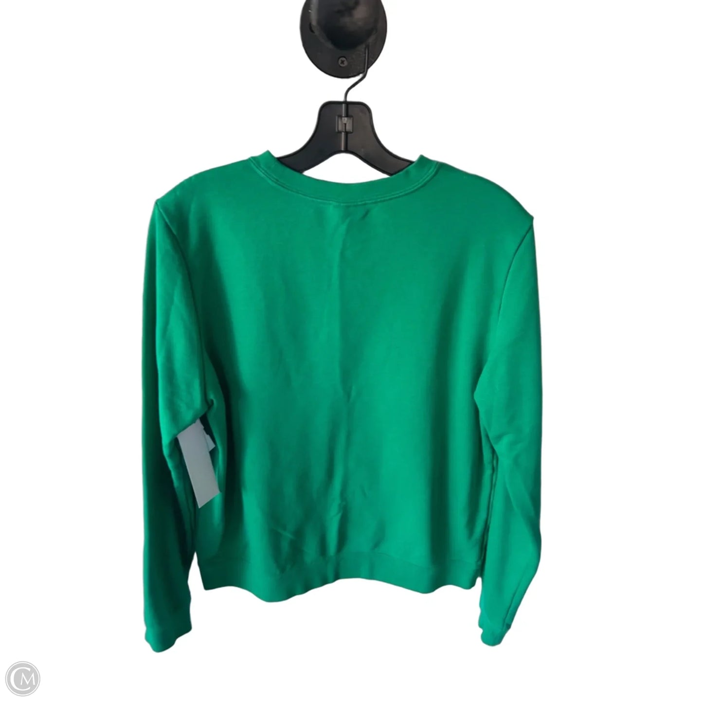 Athletic Sweatshirt Crewneck By Nike In Green, Size: M