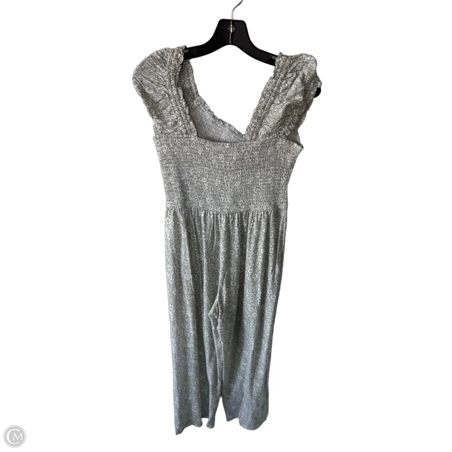 Jumpsuit By Jessica Simpson In Green & White, Size: M