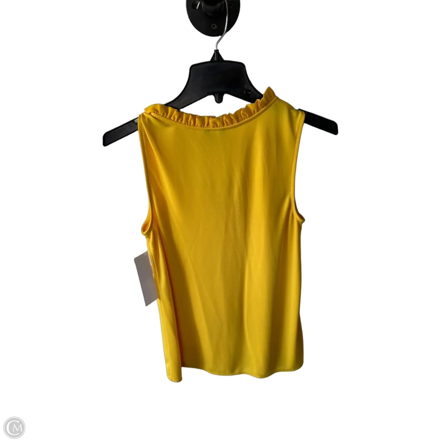 Top Sleeveless By Ann Taylor In Yellow, Size: S