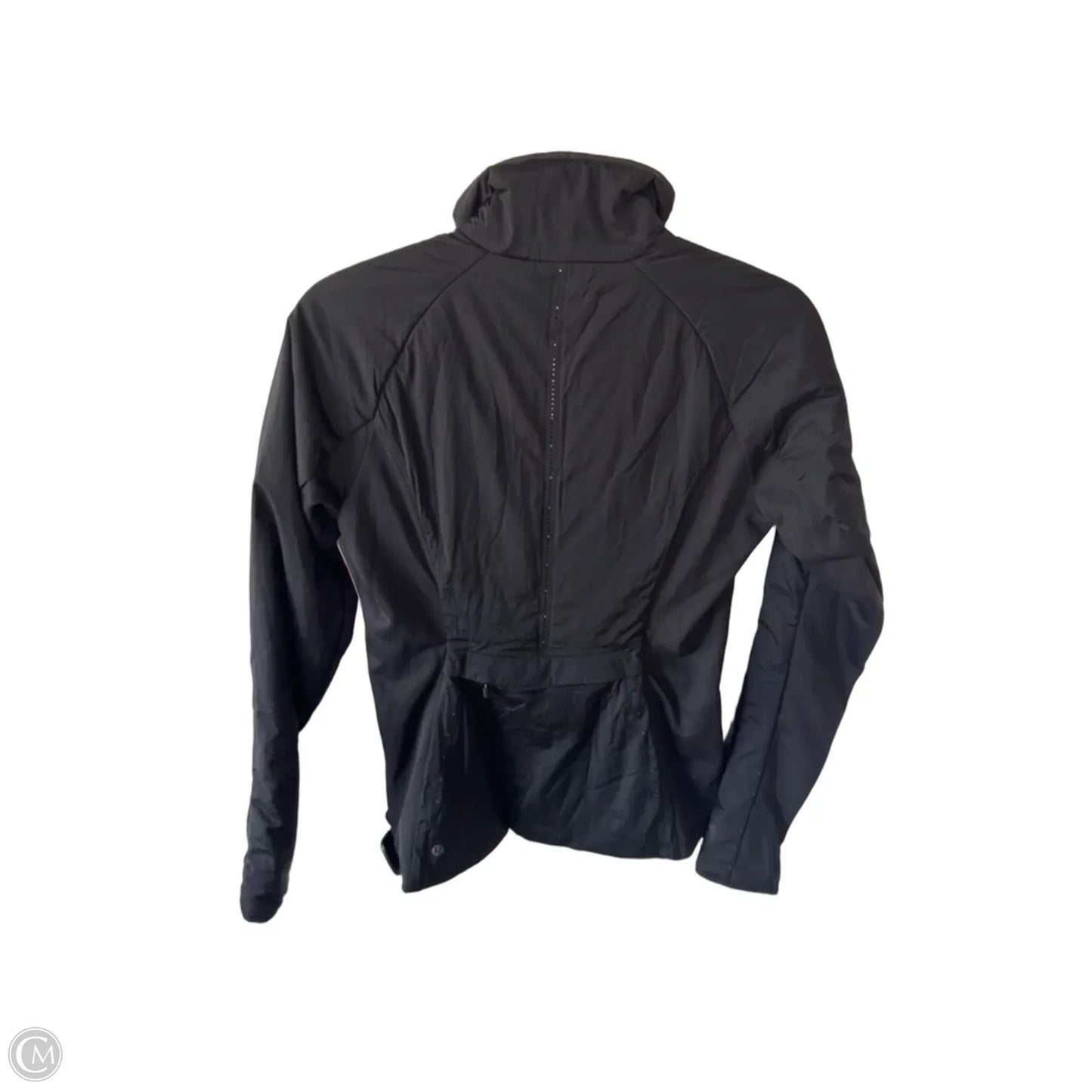 Athletic Jacket By Lululemon In Black, Size: S