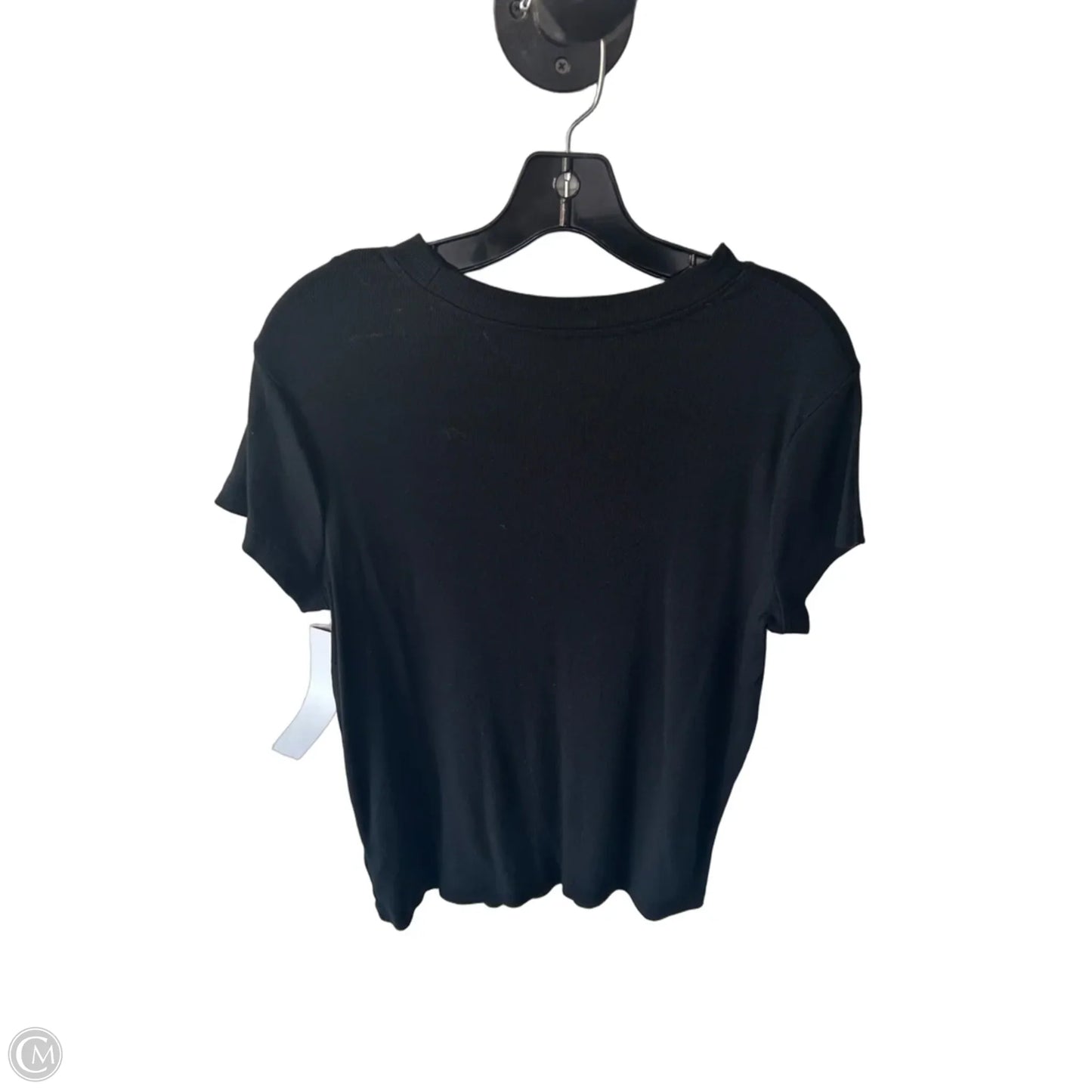 Top Short Sleeve Basic By A New Day In Black, Size: Xl