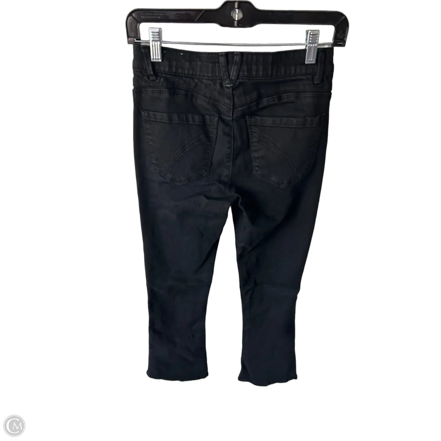 Jeans Boot Cut By Wit & Wisdom In Black Denim, Size: 0p