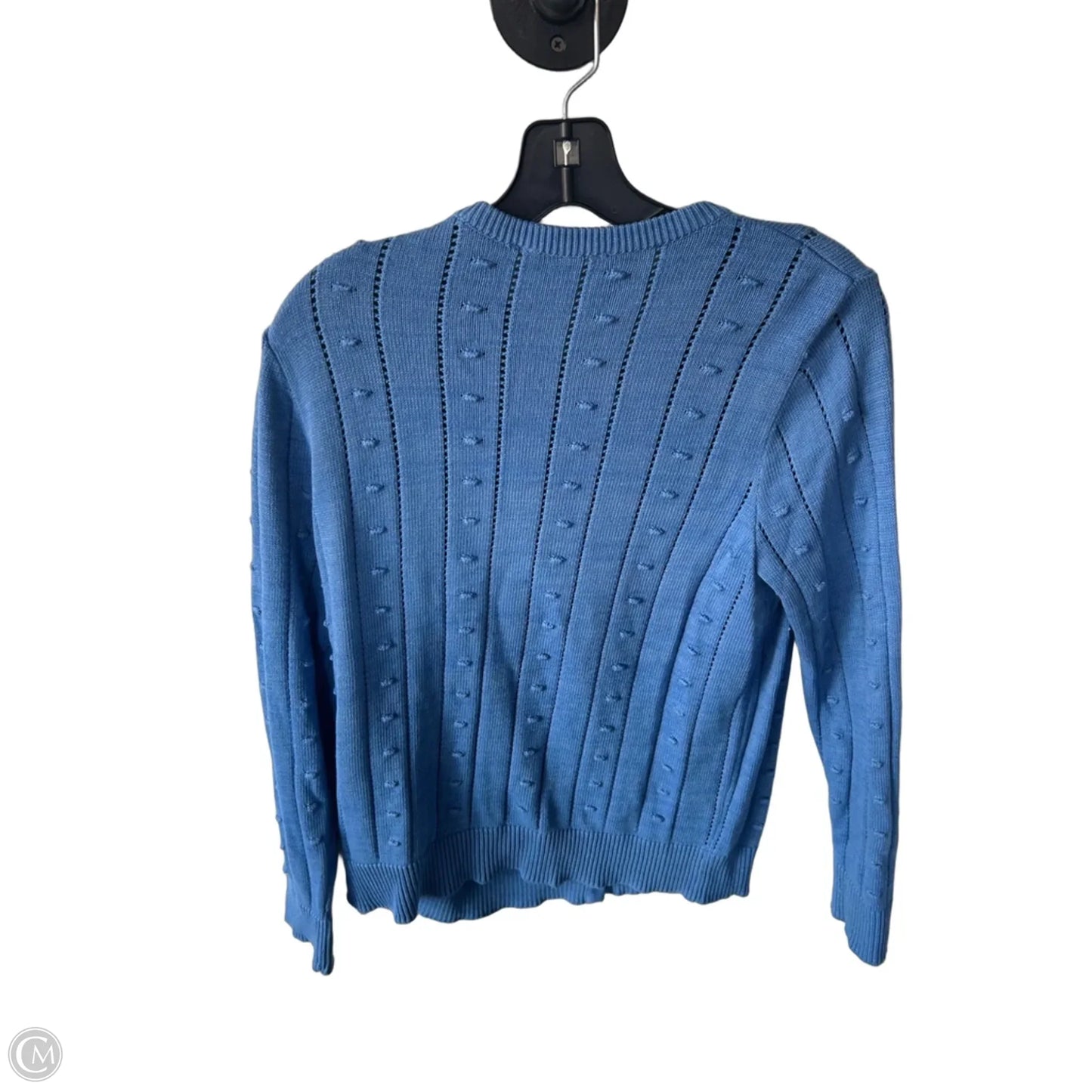 Sweater Cardigan By Lucky Brand In Blue, Size: Xl