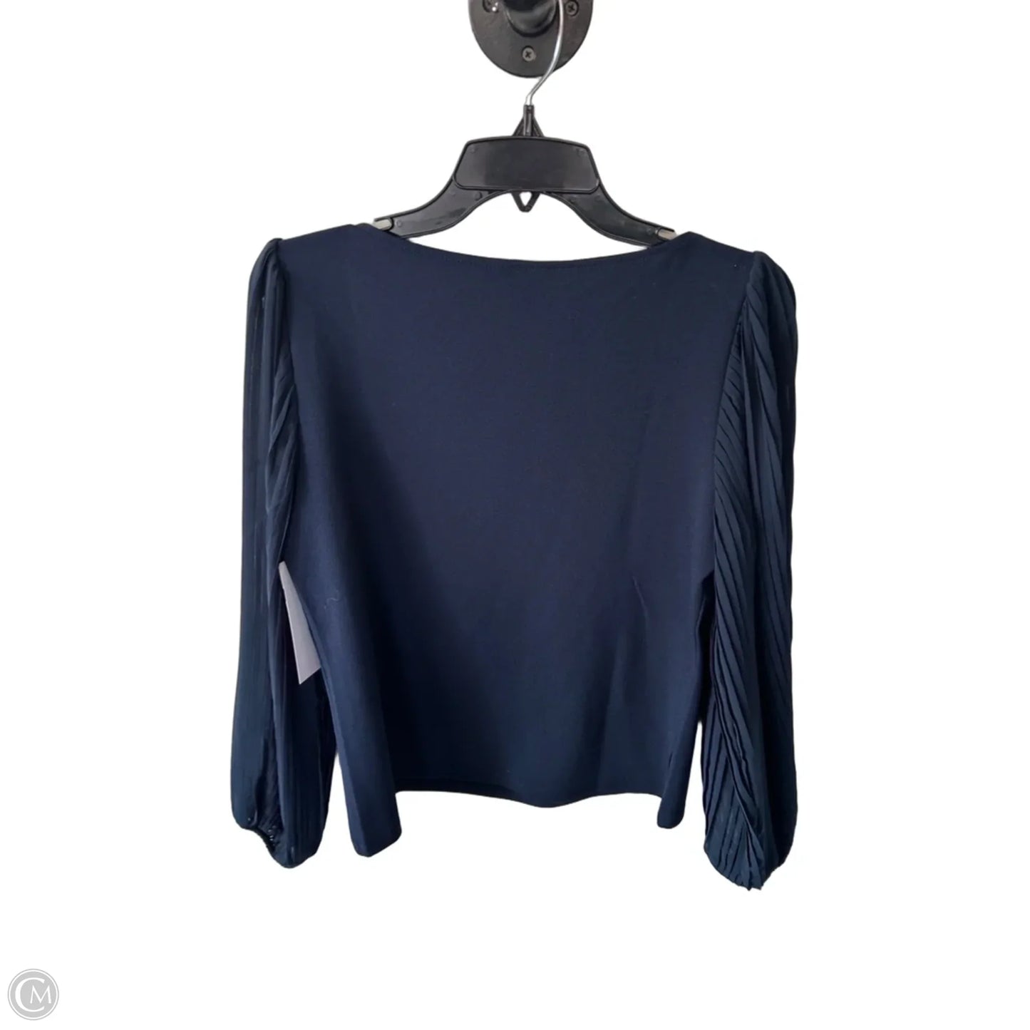 Top Long Sleeve By Ann Taylor In Blue, Size: M