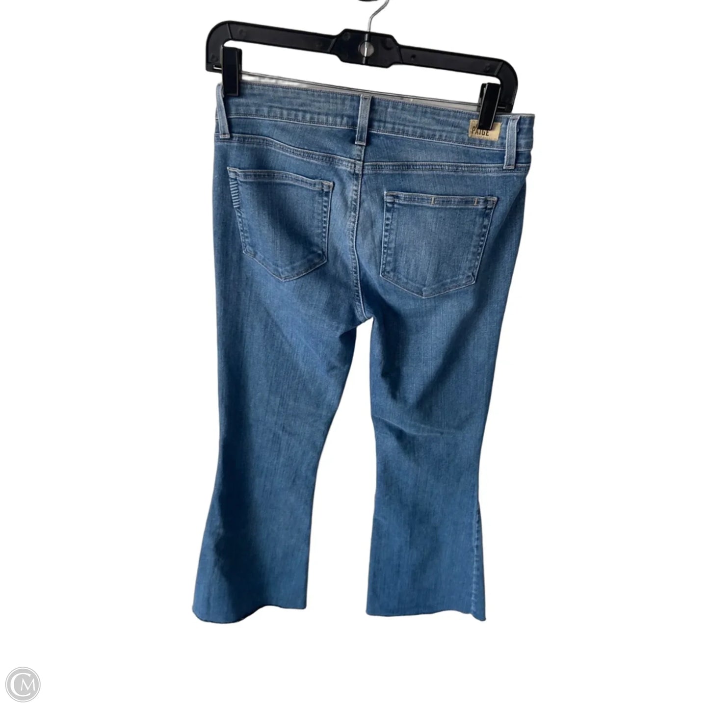 Jeans Flared By Paige In Blue Denim, Size: 6
