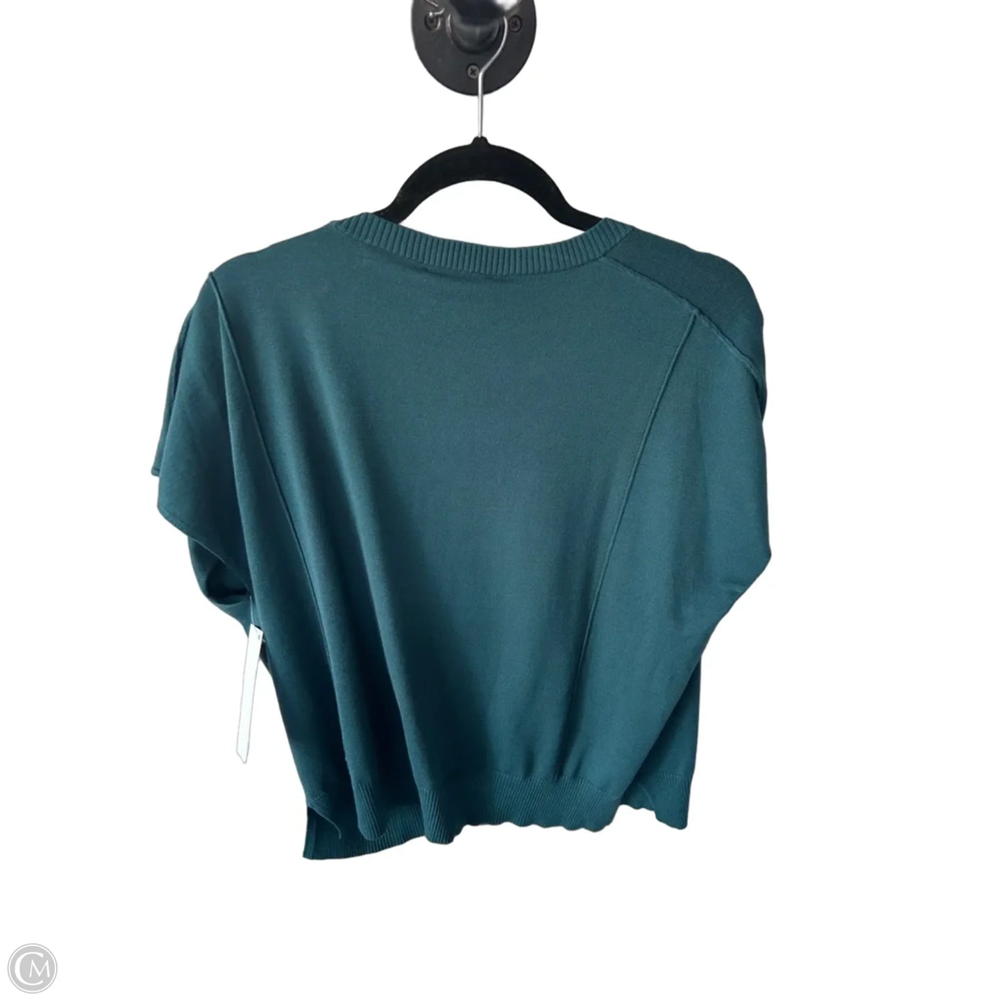 Sweater Short Sleeve By Adrianna Papell In Green, Size: Xl