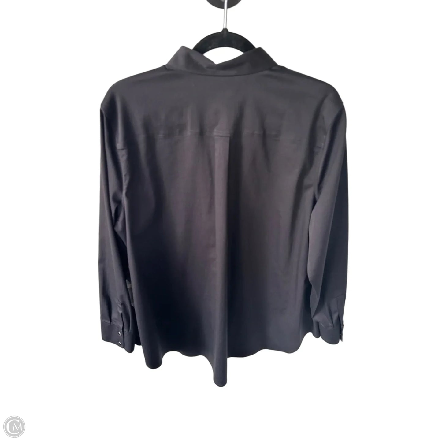 Top Long Sleeve By Chicos In Black, Size: Xl