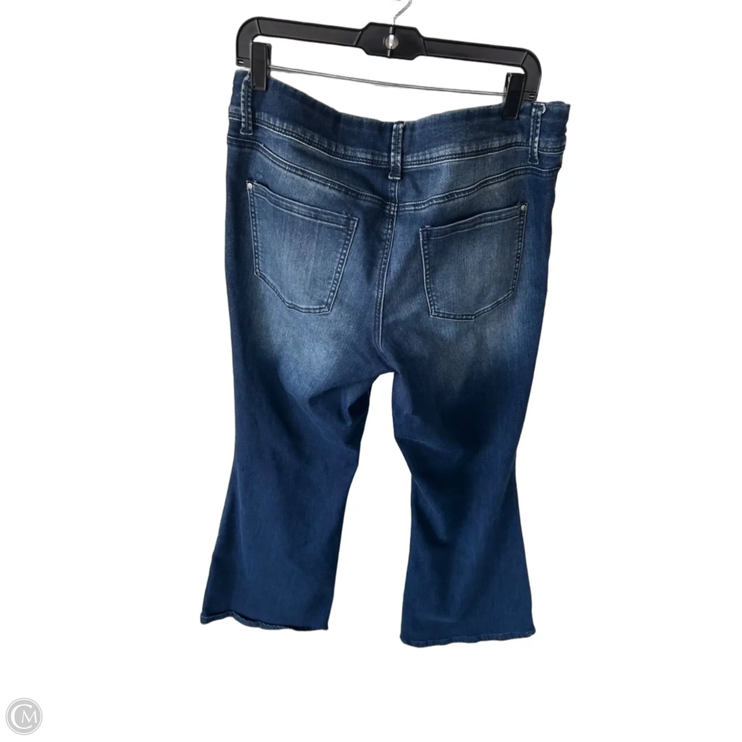 Jeans Flared By Maurices In Blue Denim, Size: 16