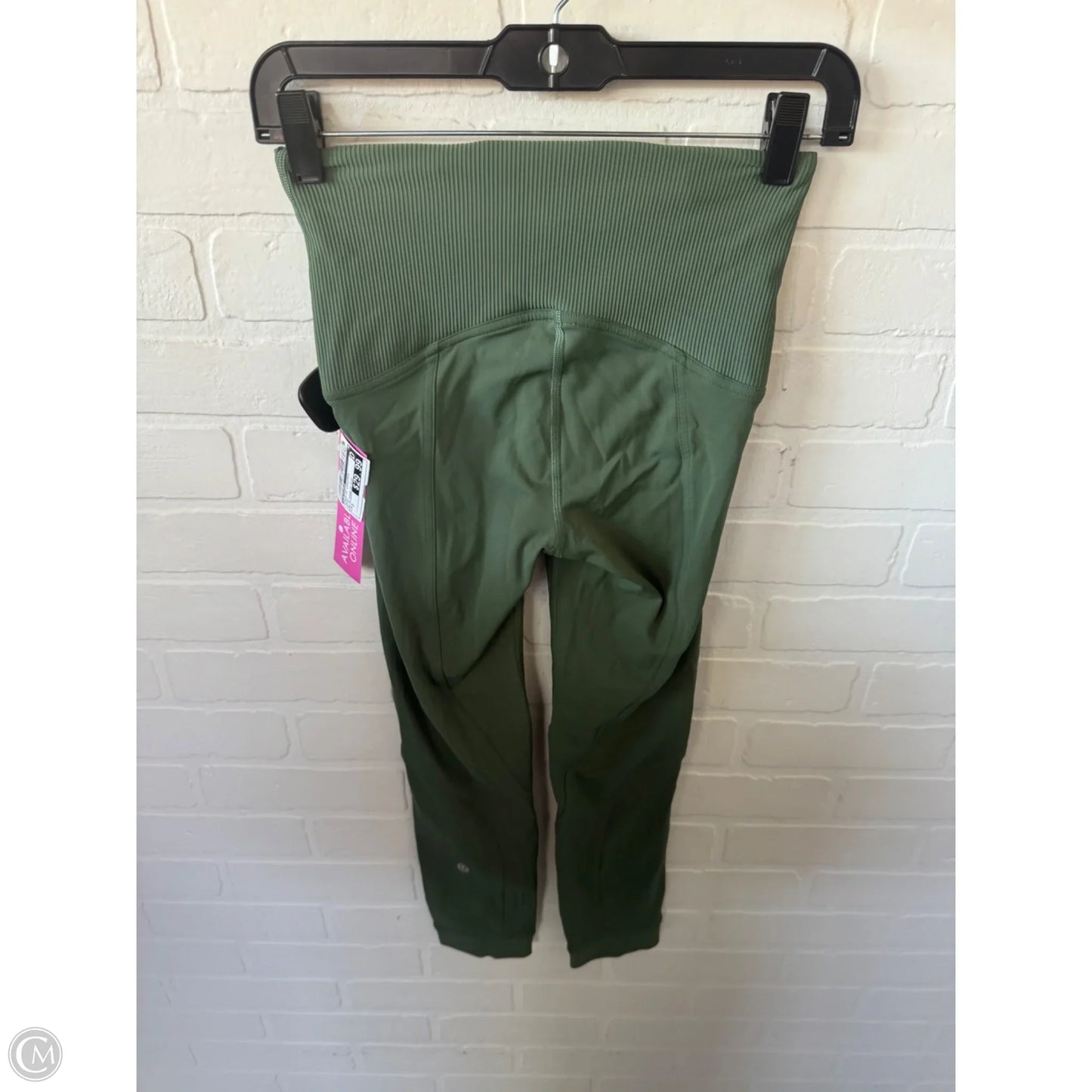 Athletic Leggings By Lululemon In Green, Size: 2