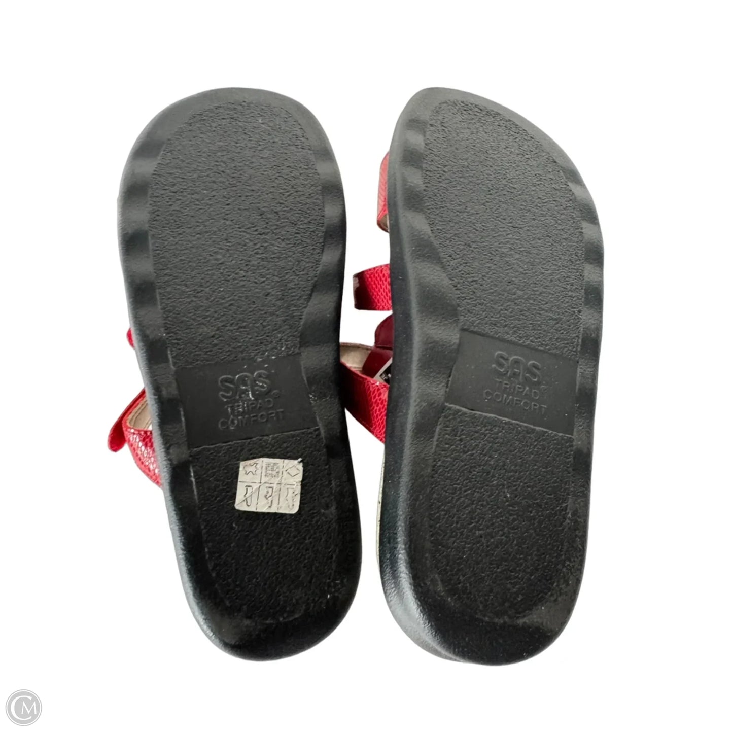 Sandals Flats By Sas In Red, Size: 10.5