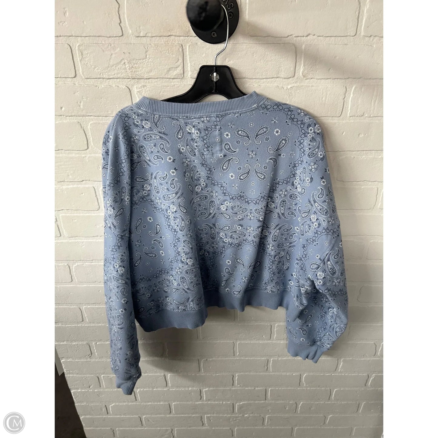 Sweatshirt Crewneck By Aerie In Blue, Size: M