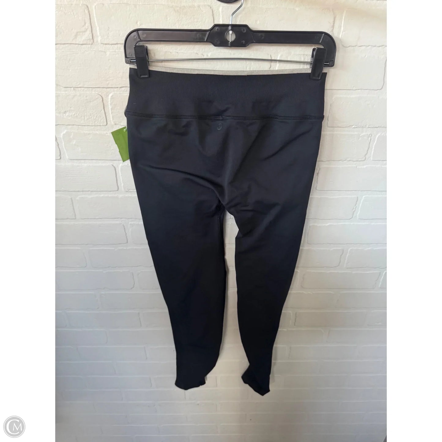 Athletic Leggings By Lululemon In Black & Cream, Size: 10