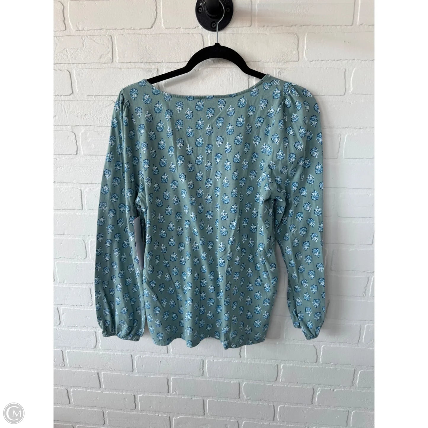 Top Long Sleeve By Lucky Brand In Blue, Size: M