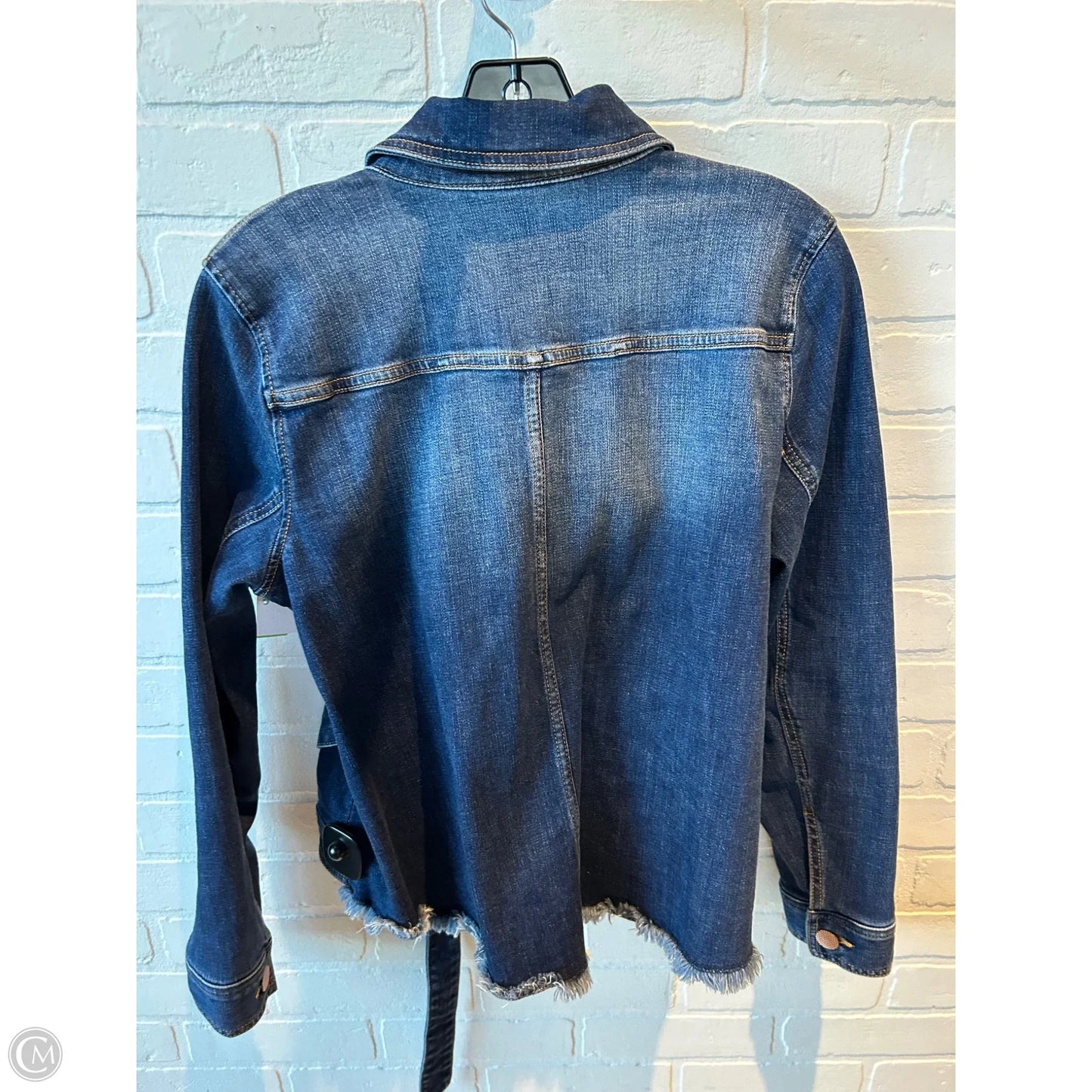 Jacket Denim By Cabi In Blue Denim, Size: S