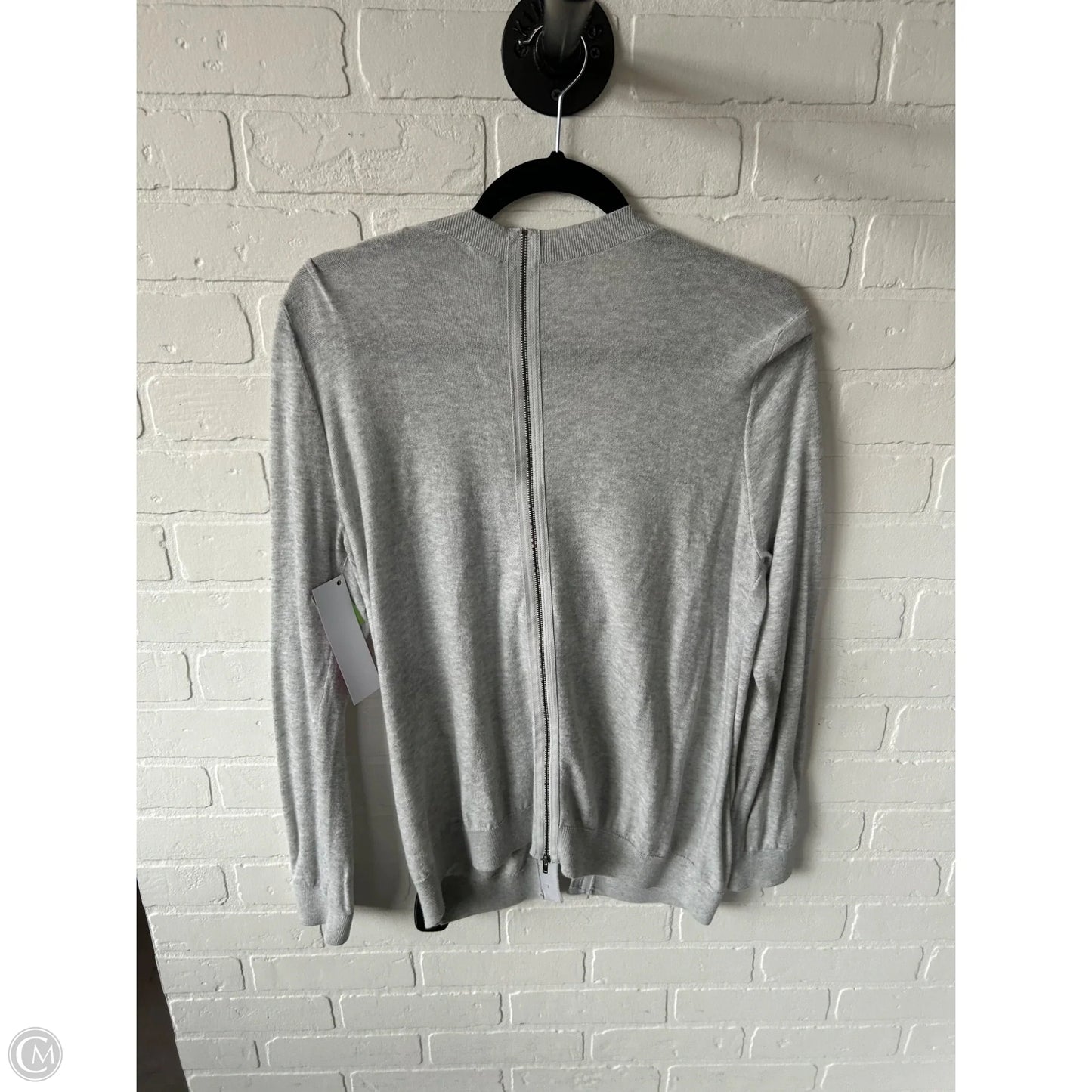 Sweater Cardigan By Cabi In Grey, Size: M