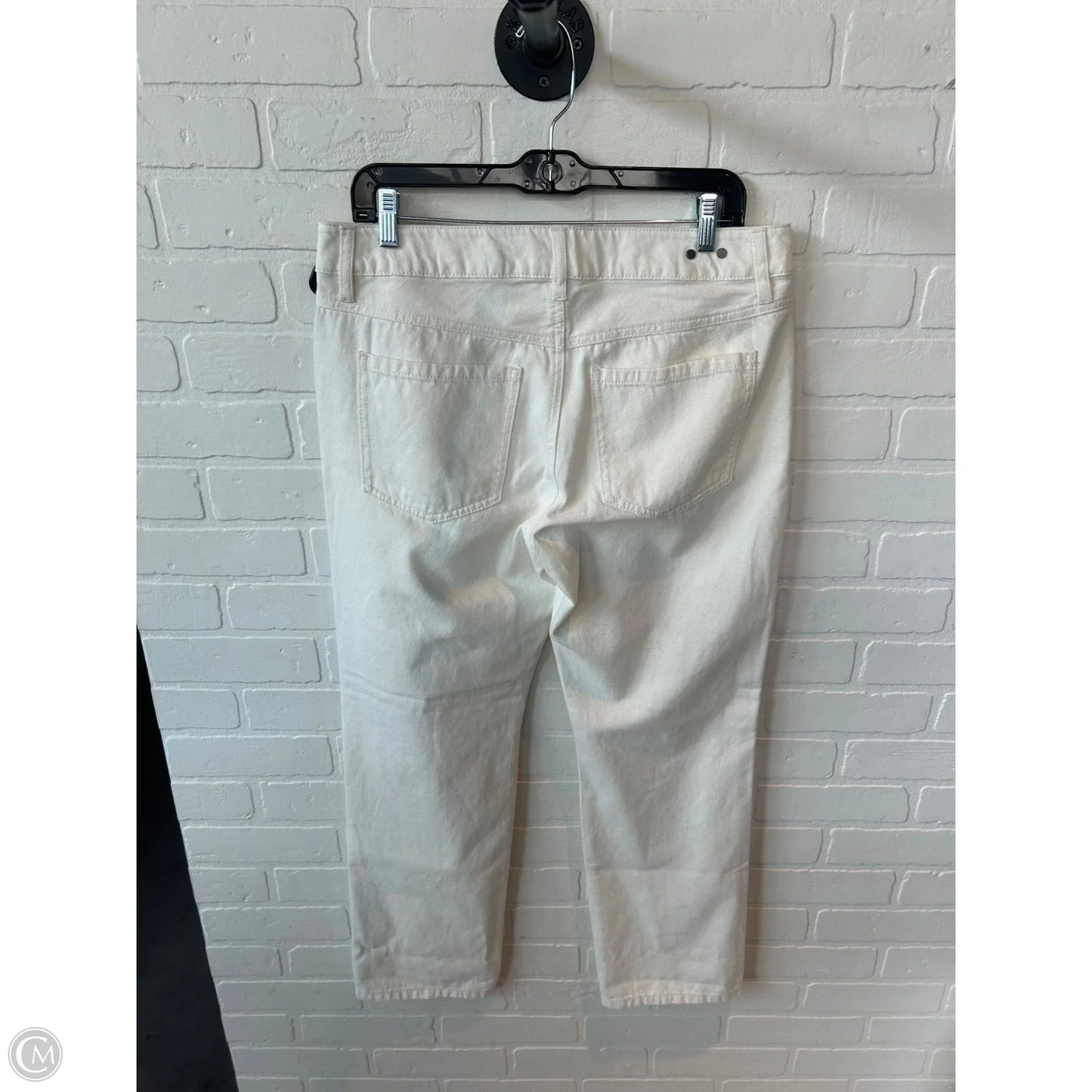 Jeans Straight By Cabi In Cream, Size: 6