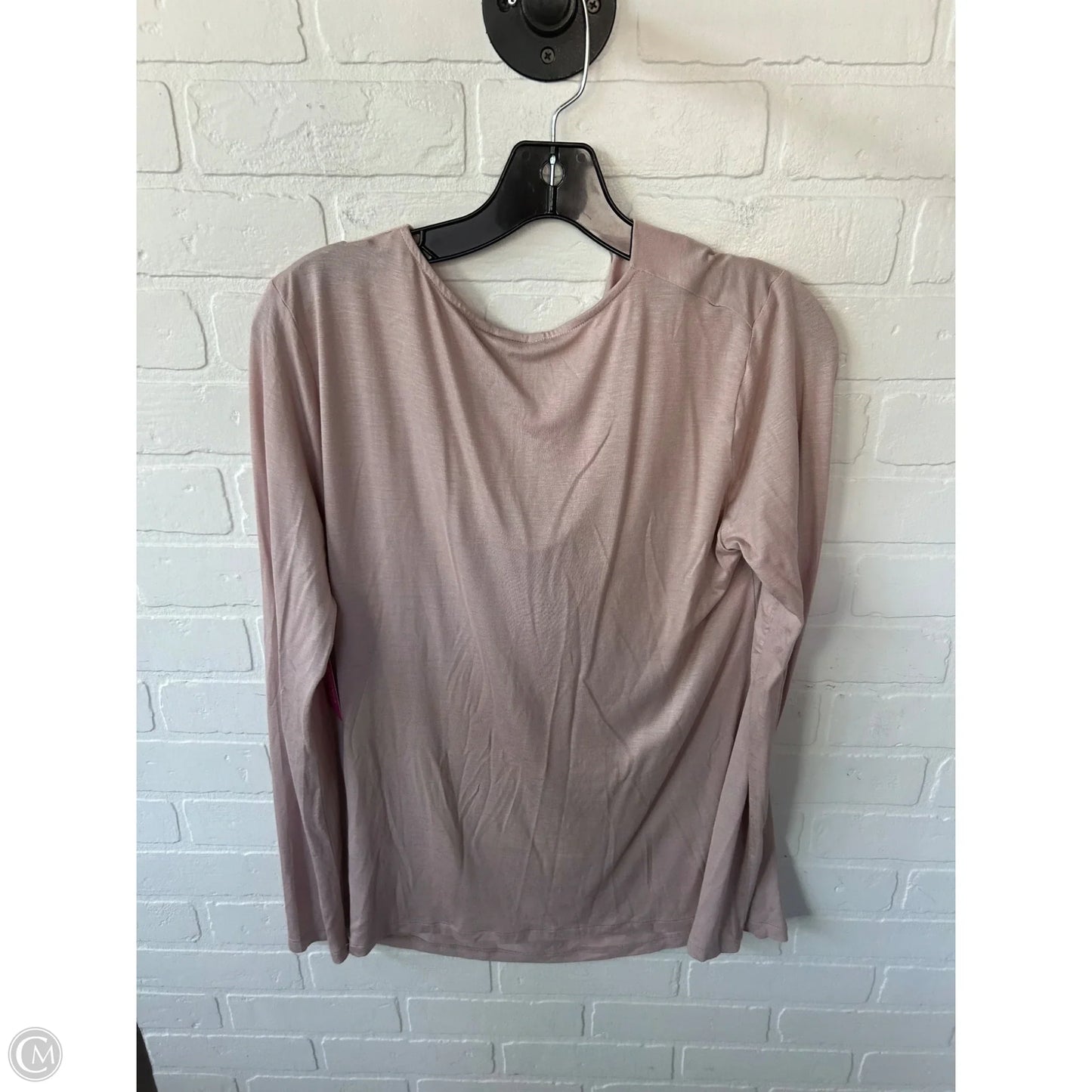 Top Long Sleeve Basic By Ana In Pink, Size: M