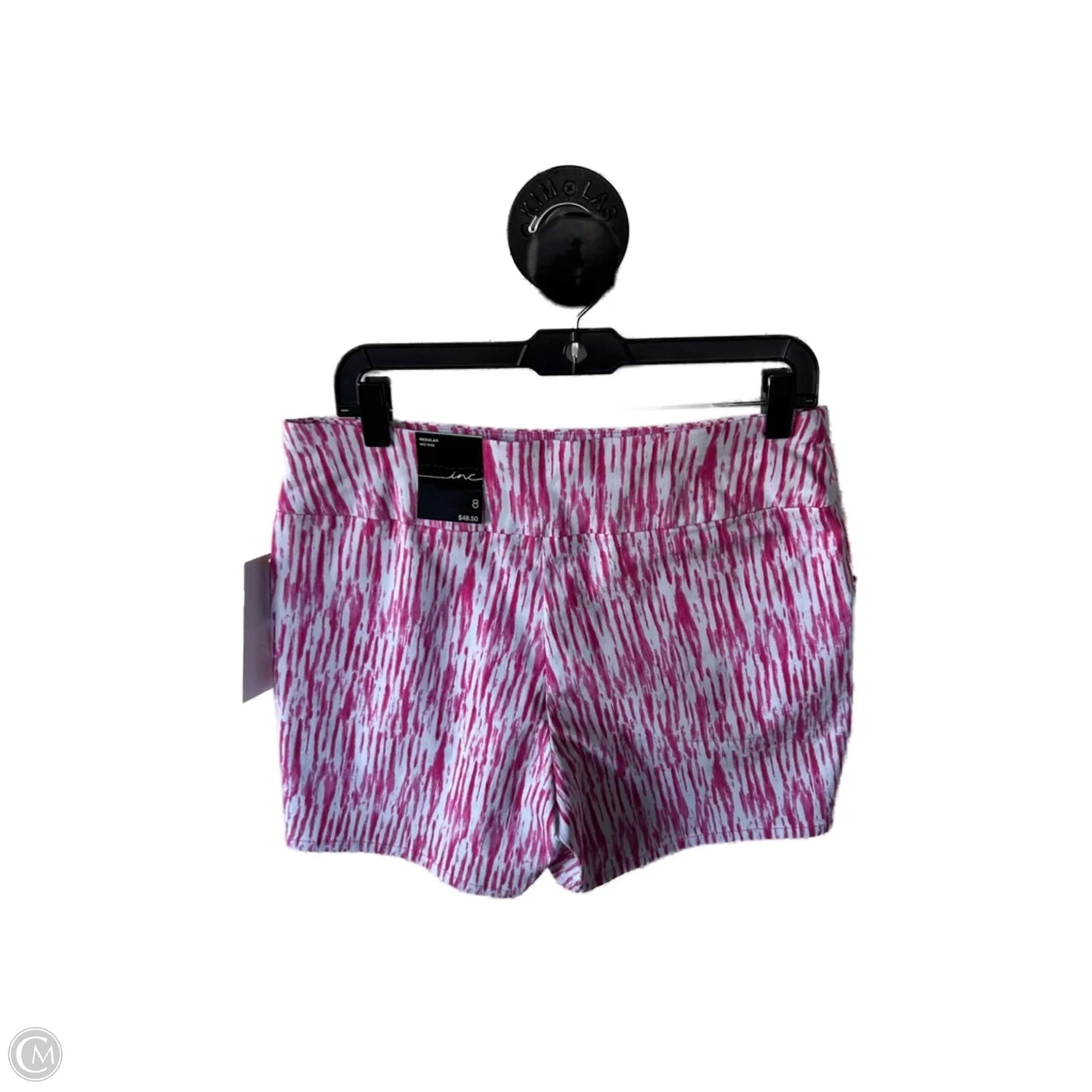 Shorts By Inc In Pink & White, Size: 8