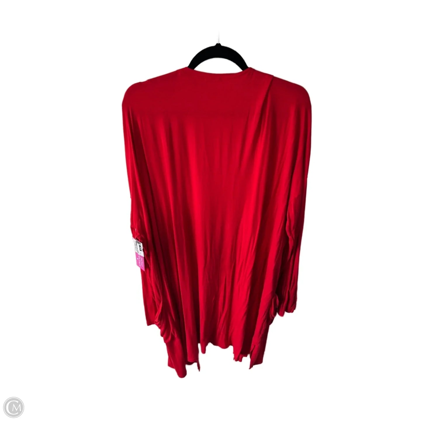 Cardigan By Clothes Mentor In Red, Size: 2x