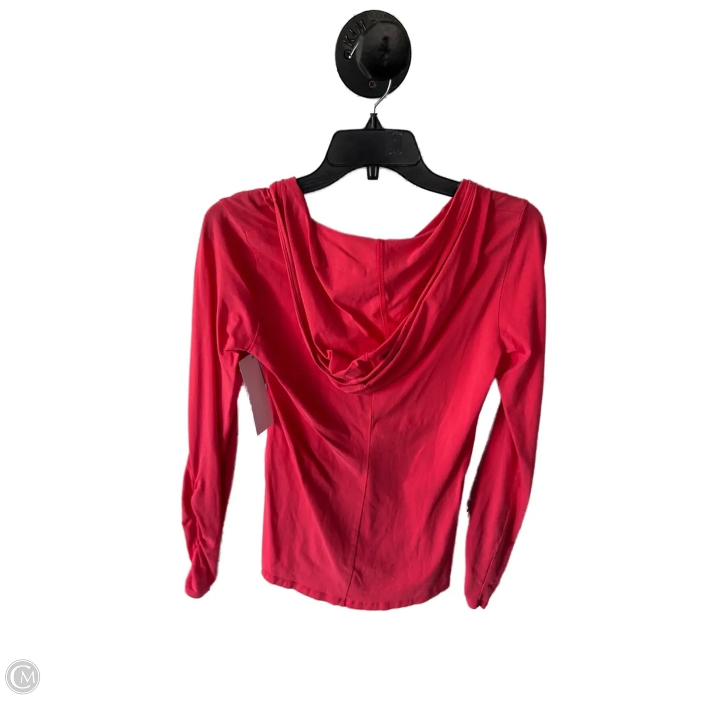 Athletic Top Long Sleeve Hoodie By Lucy In Orange, Size: Xs