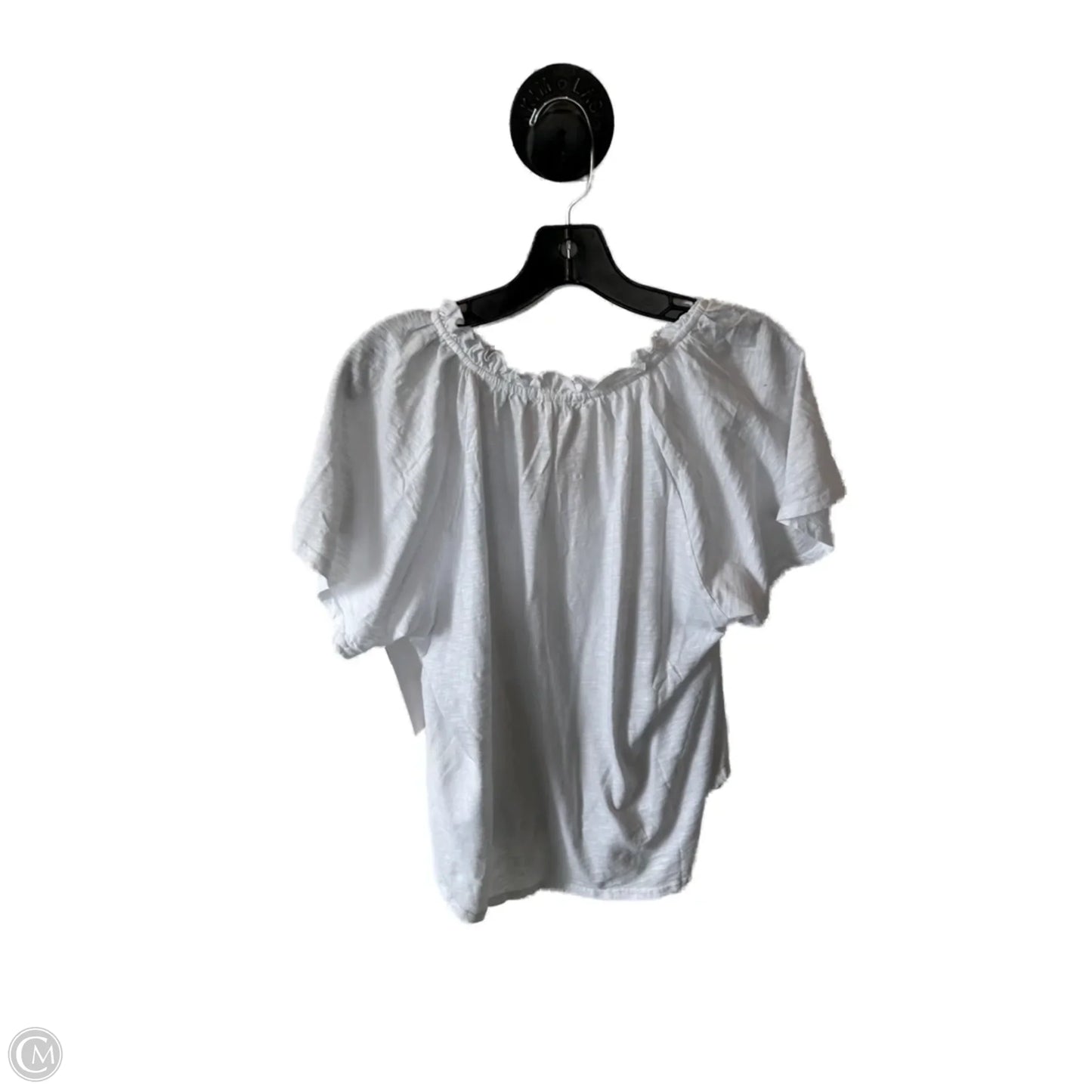 Top Short Sleeve By Dylan In White, Size: L
