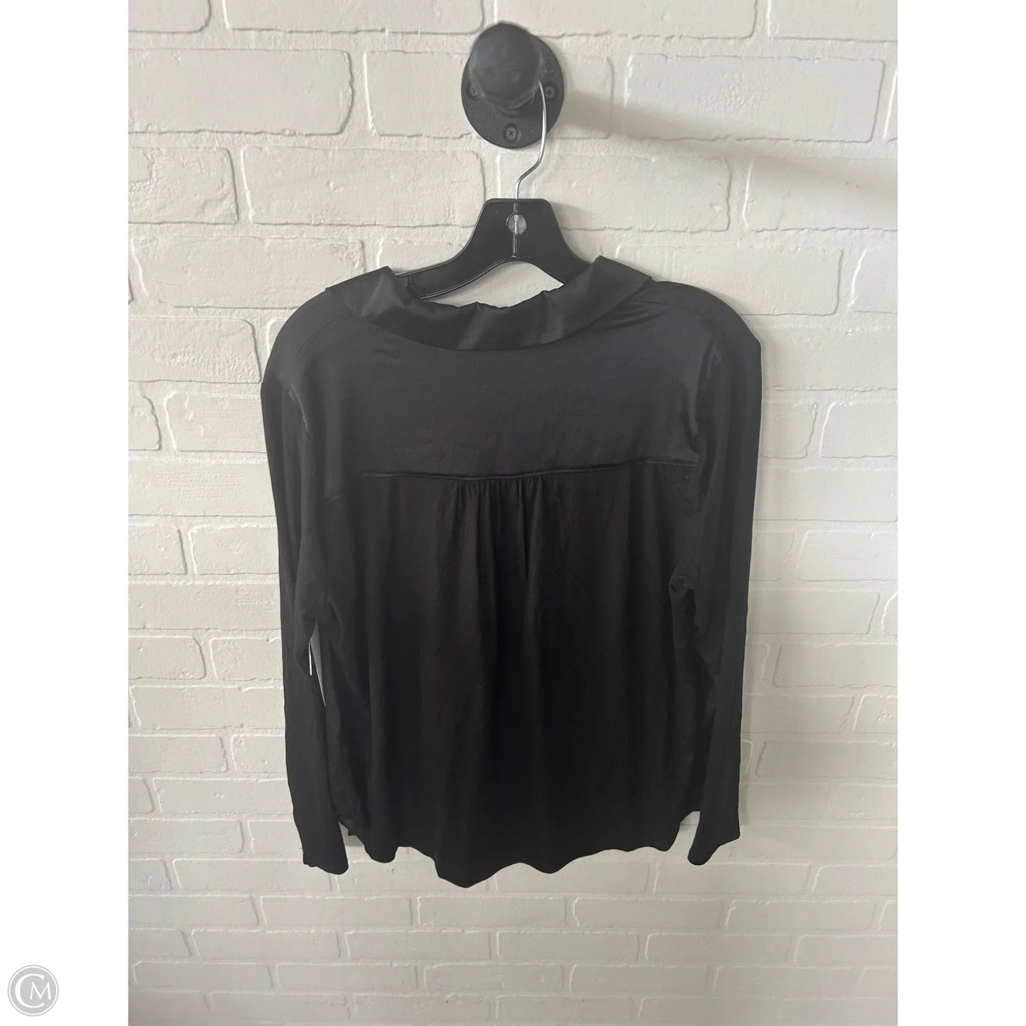 Top Long Sleeve By White House Black Market In Black, Size: L