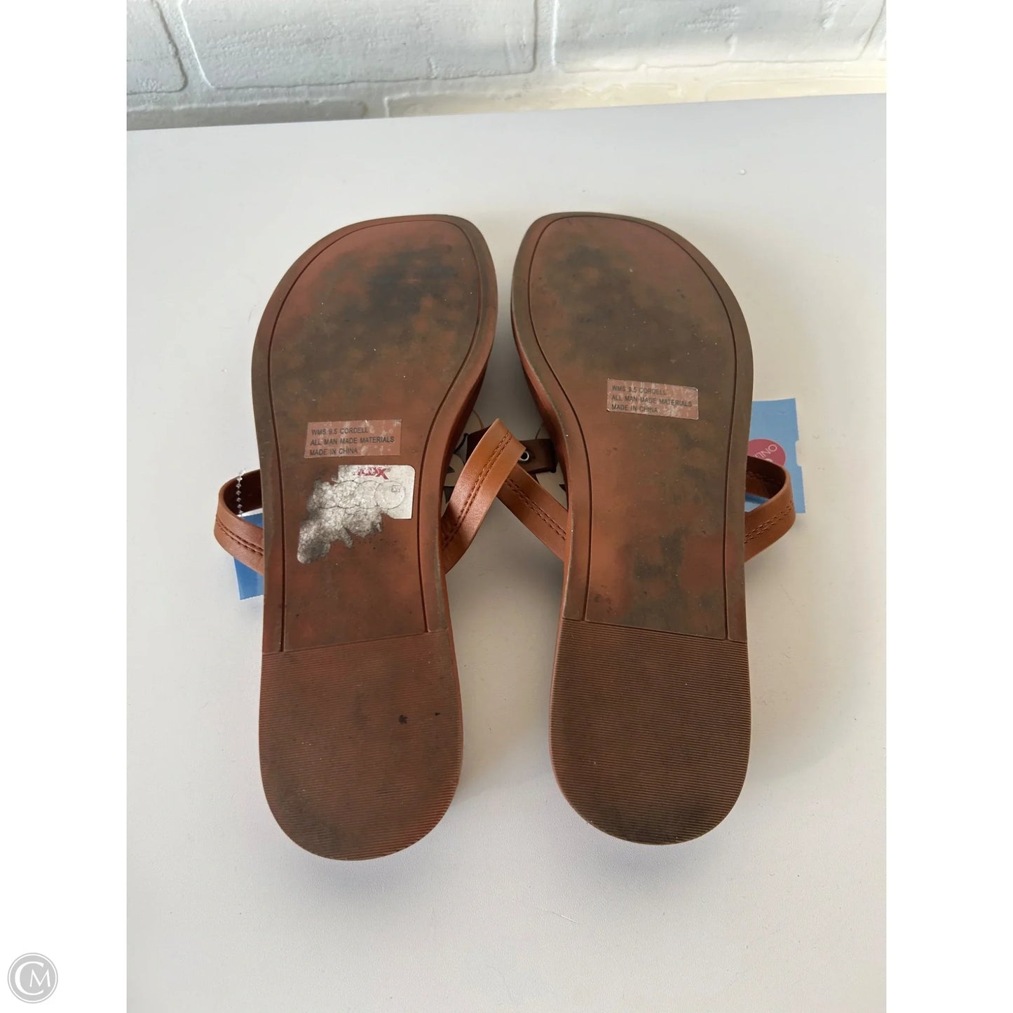 Sandals Flip Flops By Dolce Vita In Brown, Size: 9.5