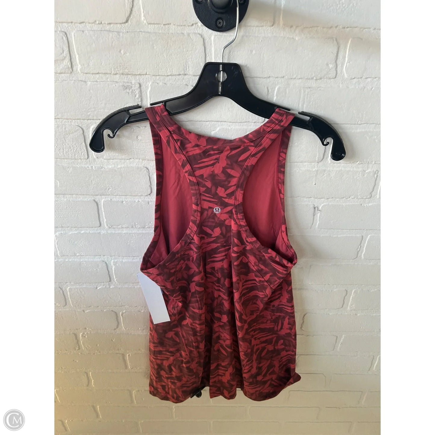 Athletic Tank Top By Lululemon In Orange, Size: M