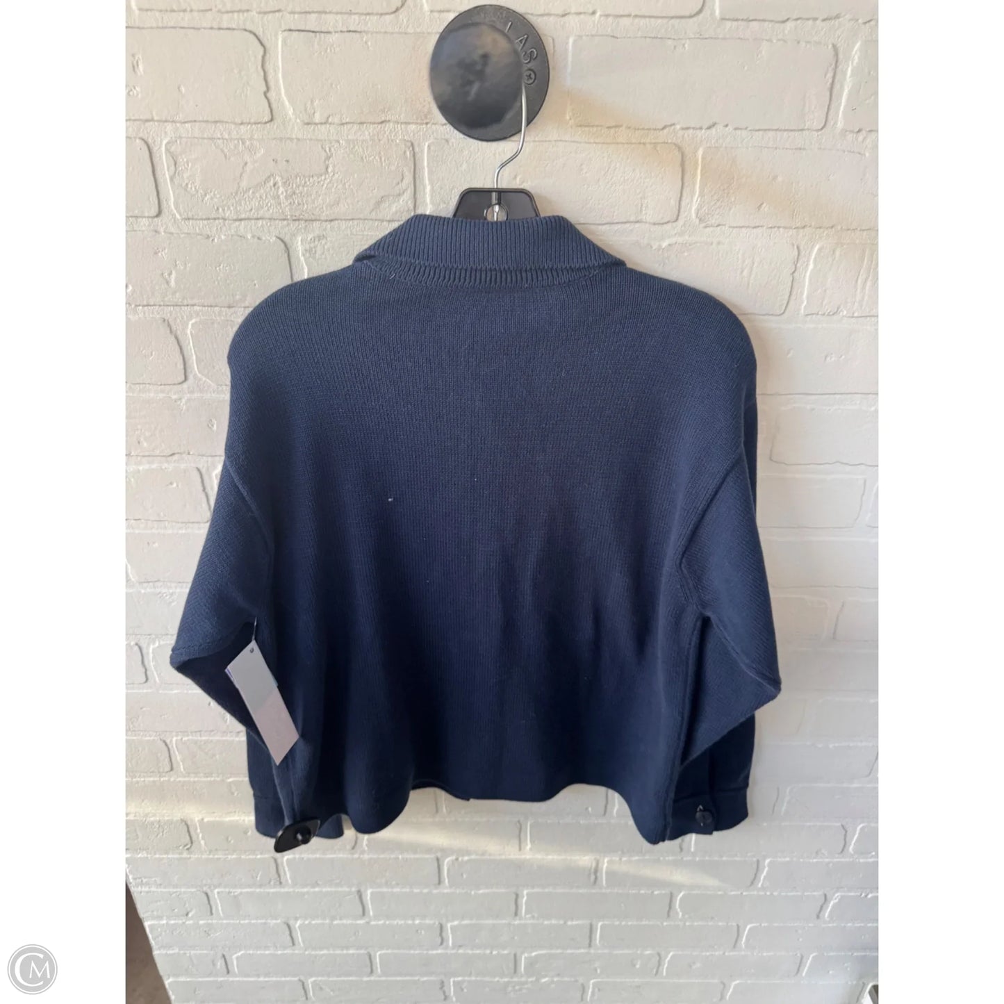 Sweater Cardigan By Margaret Oleary In Blue, Size: S