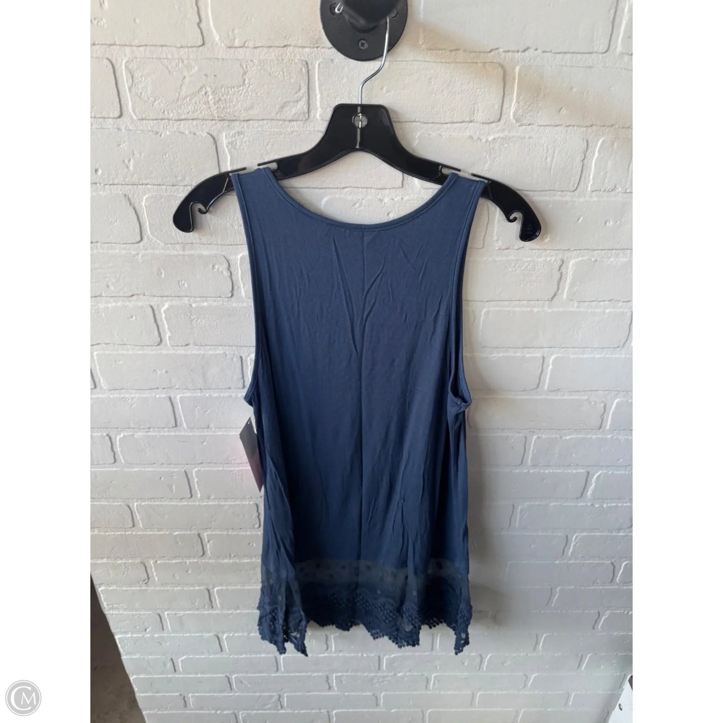 Top Sleeveless By Kaktus In Blue, Size: M