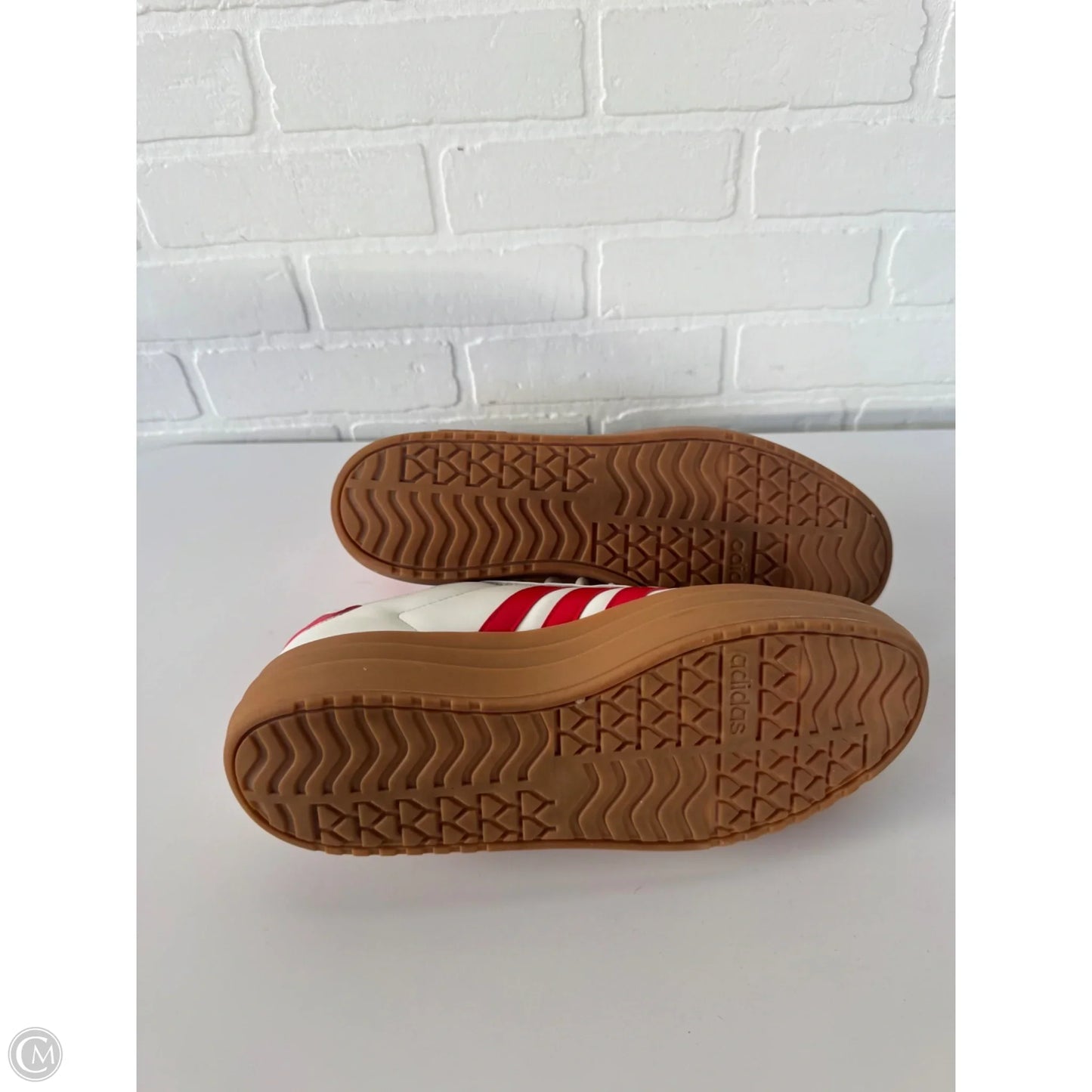 Shoes Sneakers Platform By Adidas In Red & White, Size: 11